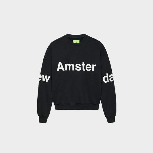 New Amsterdam Surf Association Logo Line Sweat in Farbe black