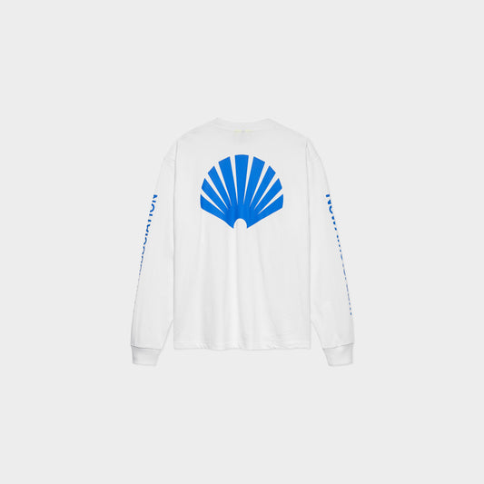 Logo Longsleeve White