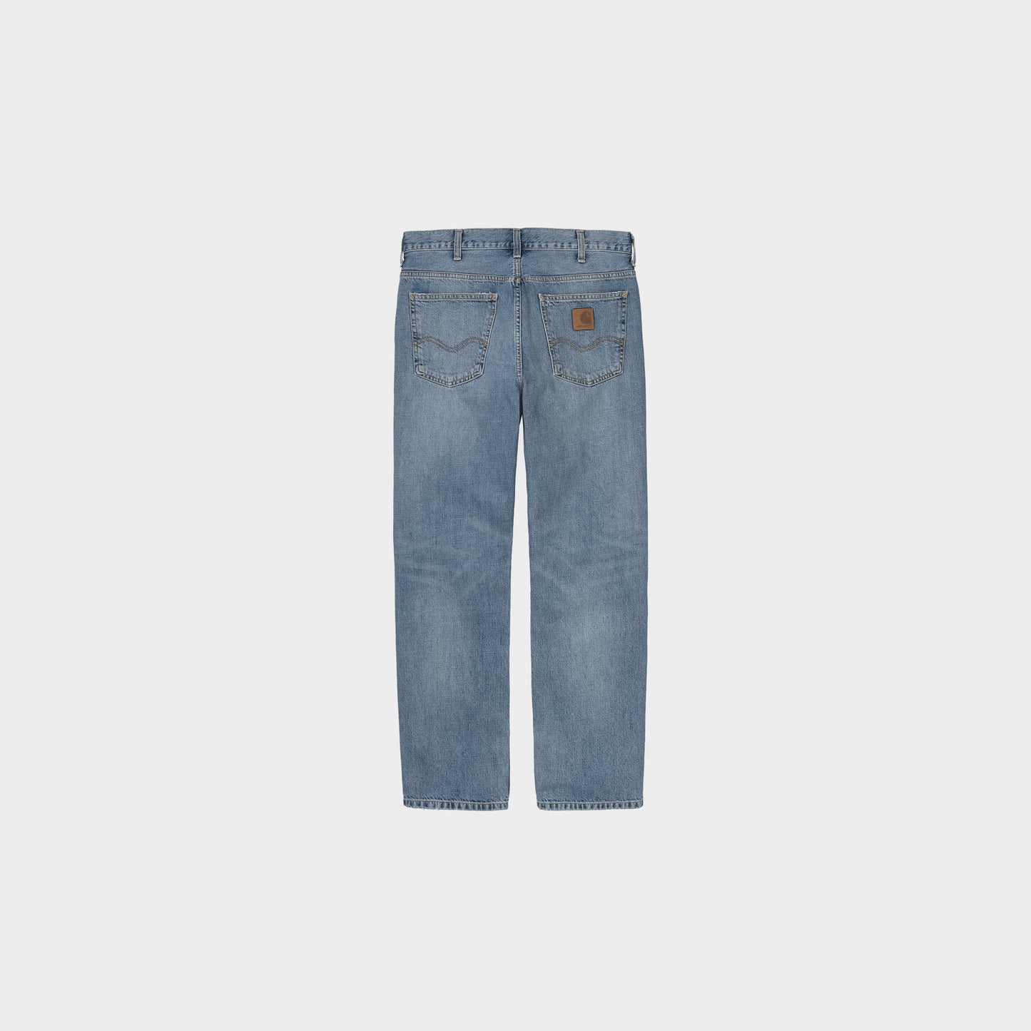 Carhartt WIP Marlow Pant in Farbe blue_worn_bleached