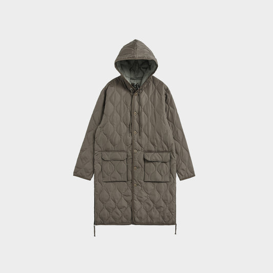 Military Hood Long Down Jacket