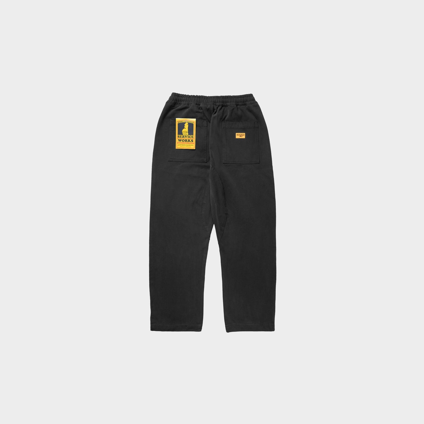 Service Works Moleskin Chef Pants in Farbe black