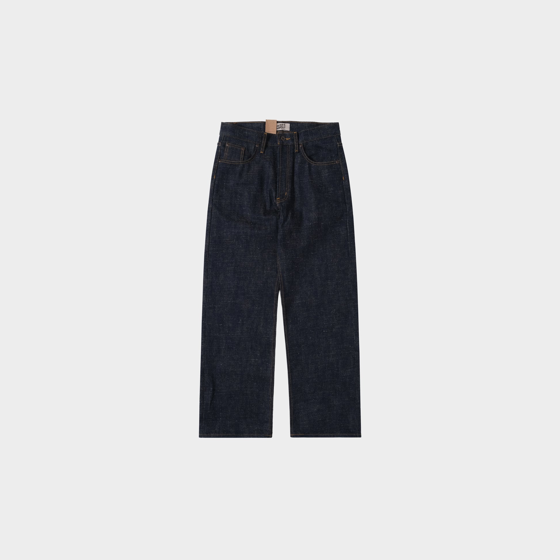 Naked & Famous Strong Guy - Brawler Selvedge in Farbe indigo