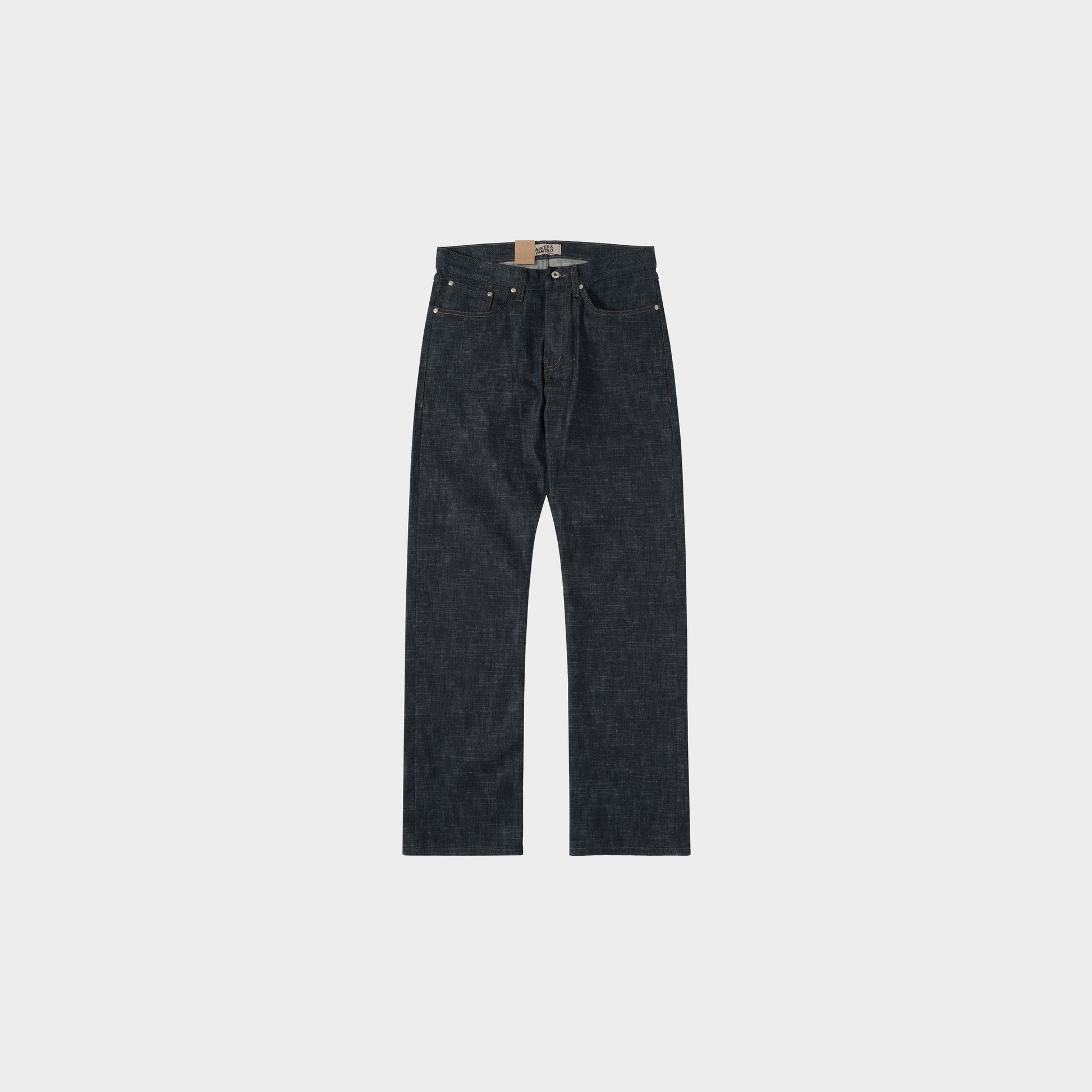 Naked & Famous True Guy - Greencast Stretch Selvedge in Farbe indigo