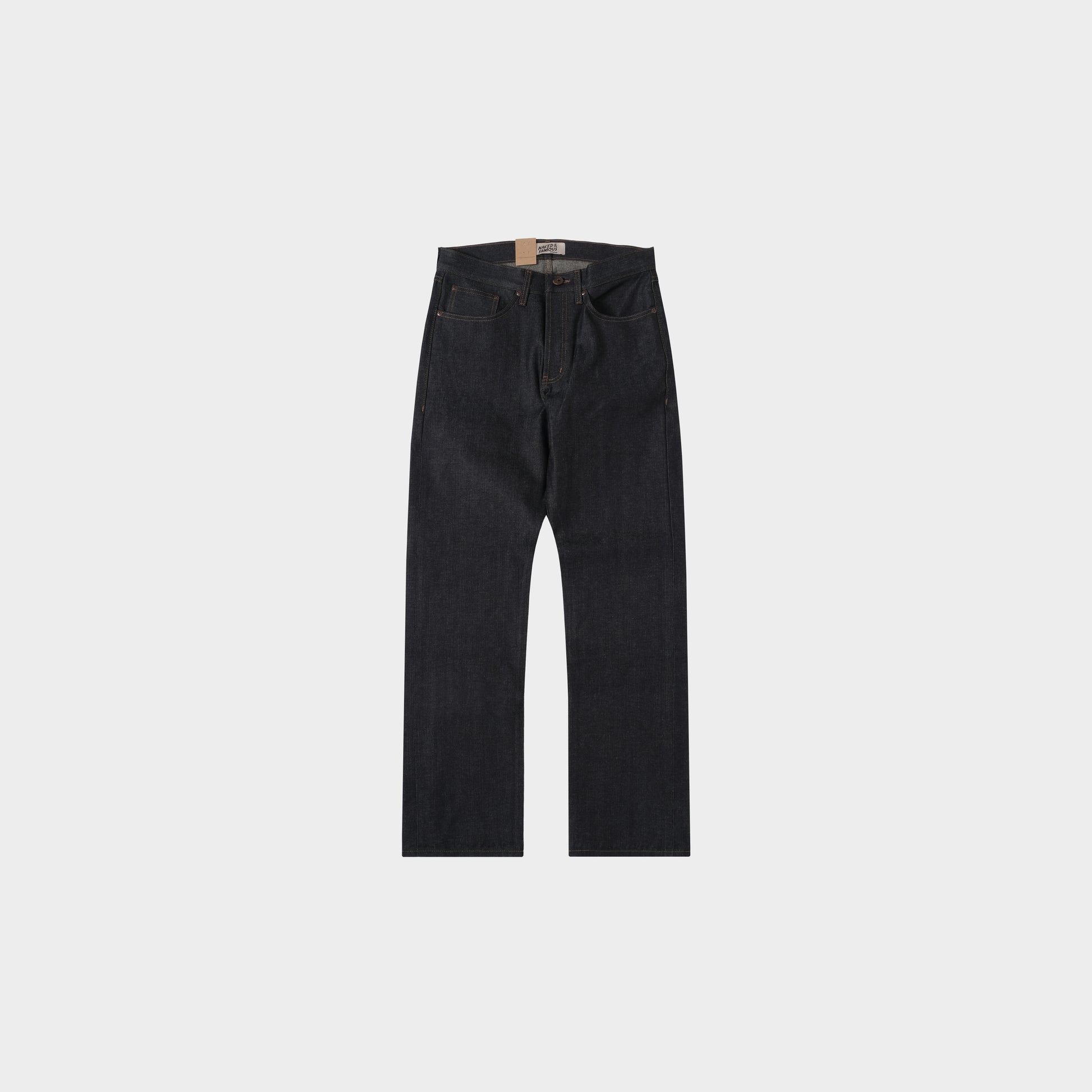 Naked and Famous True Guy - Hemp Blend Selvedge in Farbe indigo