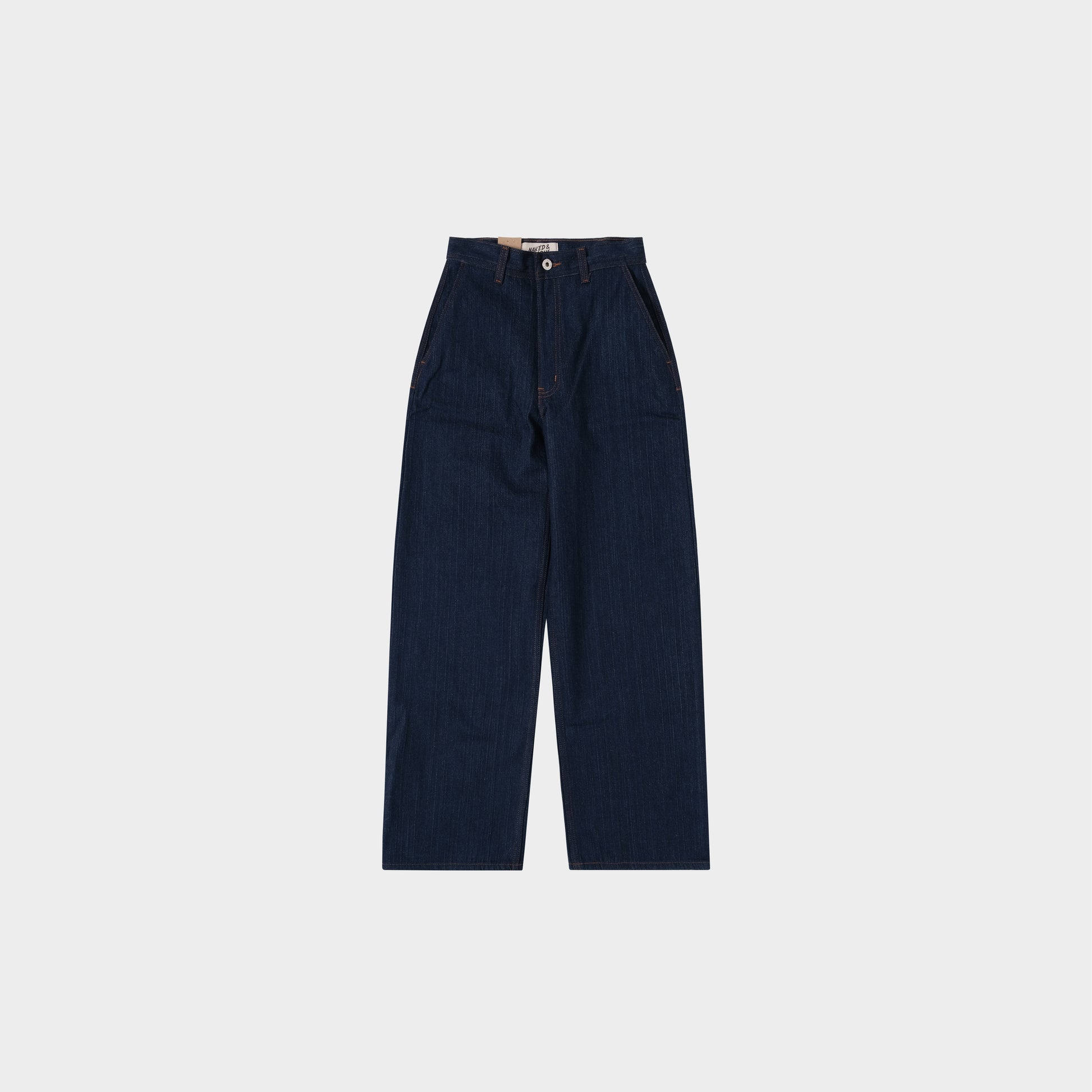 Naked & Famous Women's Maudie - Vertical Slub Denim in Farbe indigo
