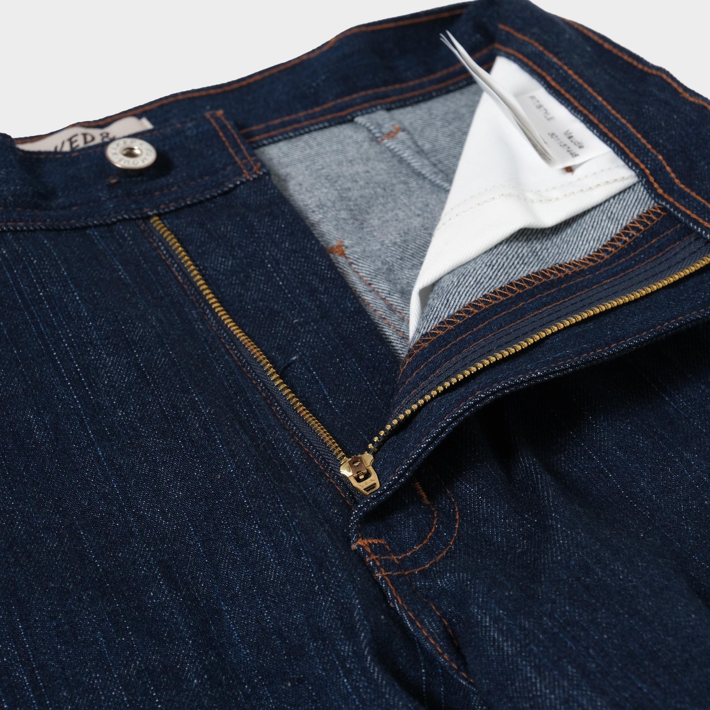 Naked & Famous Women's Maudie - Vertical Slub Denim in Farbe indigo