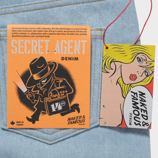 Women's - Wide Wild West - Secret Agent Denim