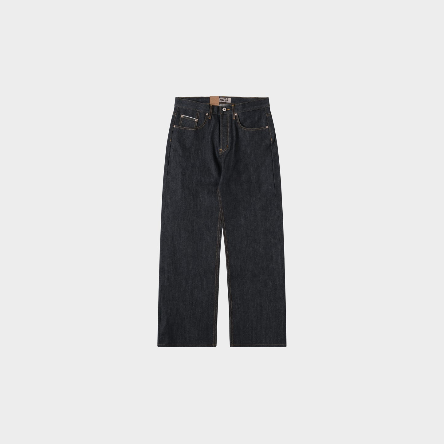 Naked and Famous Strong Guy - Left Hand Twill Selvedge in Farbe indigo