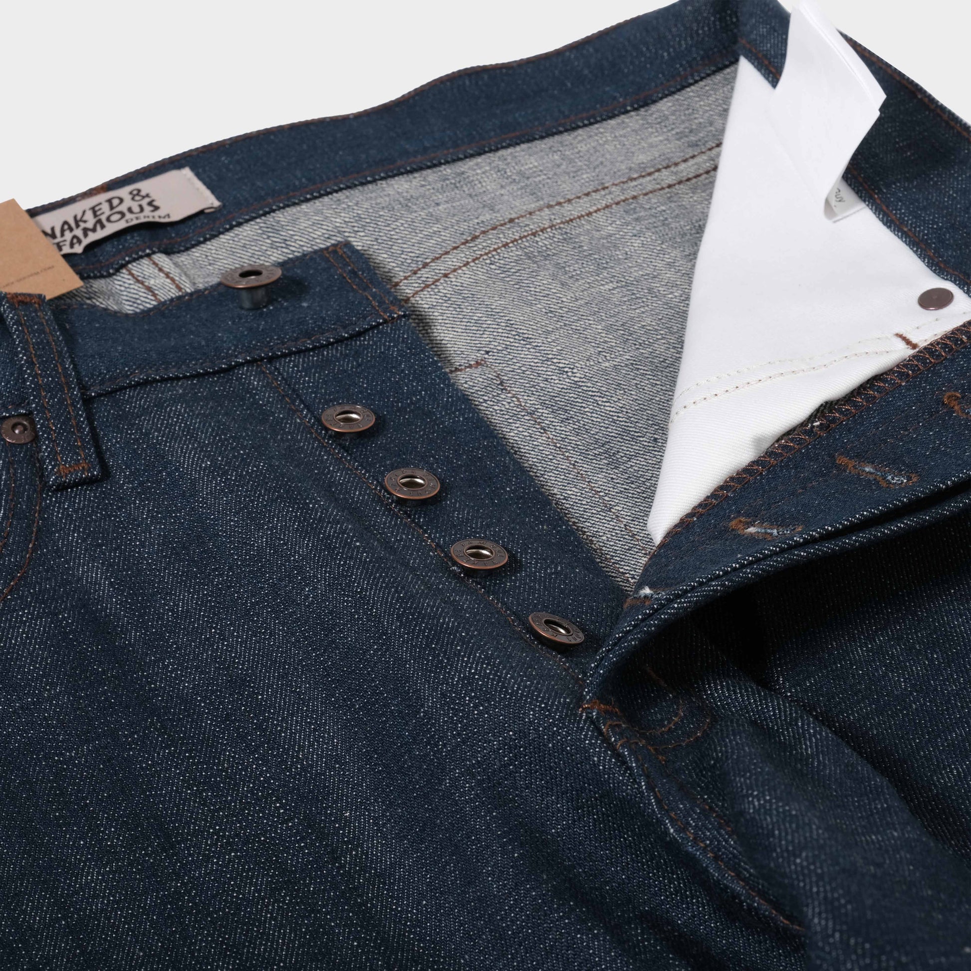 Naked&Famous True Guy - Kawataro Selvedge in Farbe indigo