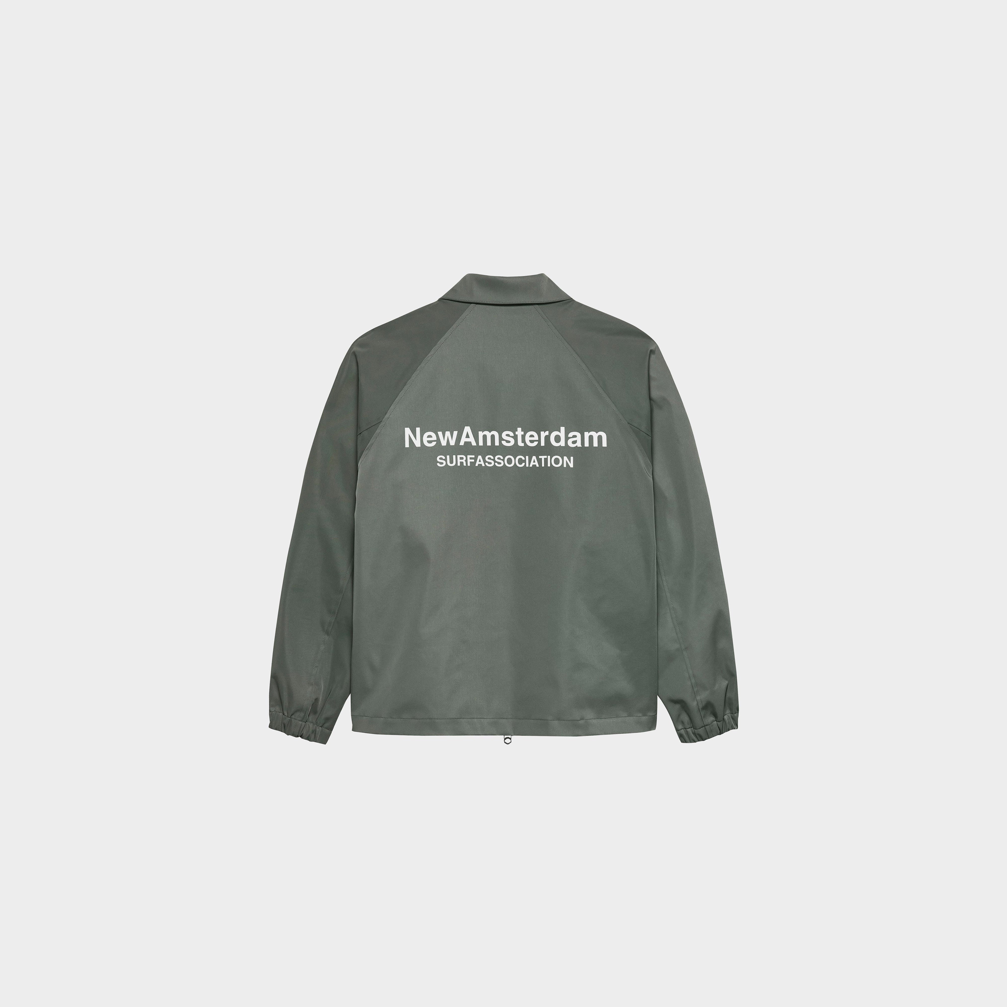 New Amsterdam Jacket Nylon Coach Jacket Shark Green