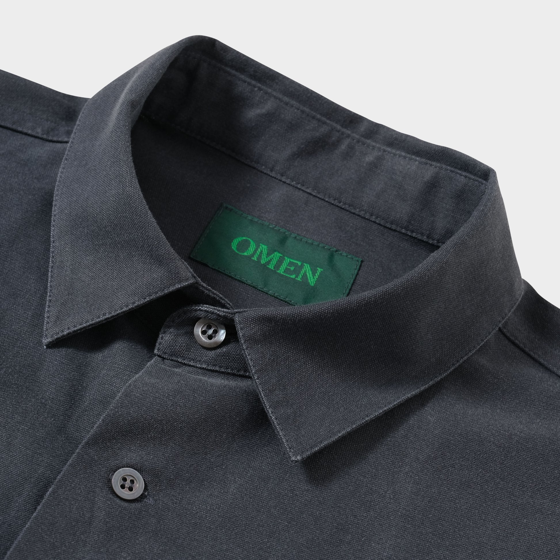 OMEN Hemd Gerrit American Oxford Delave in Farbe grau