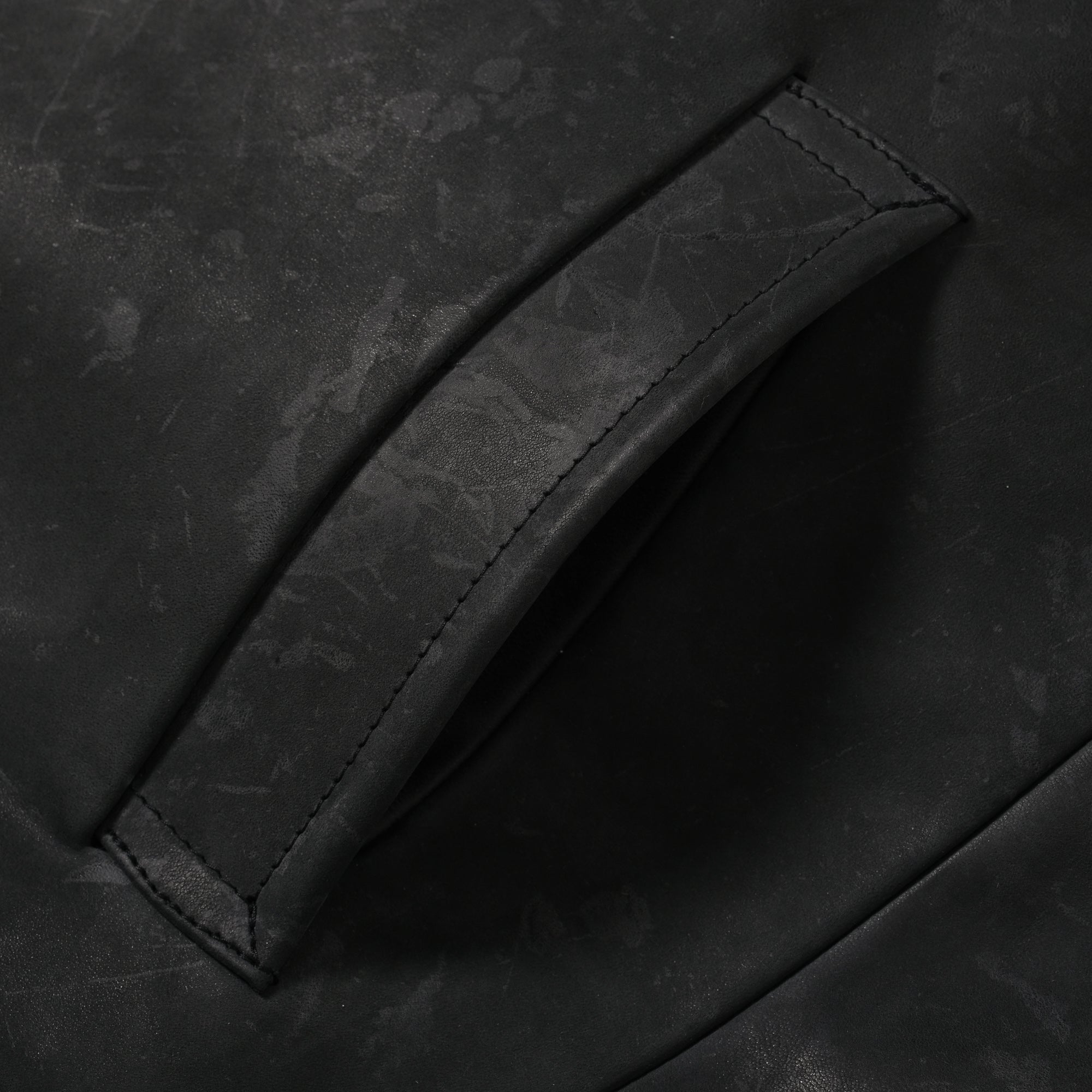 OMEN Lederjacke Fennek Rossleder in Farbe schwarz