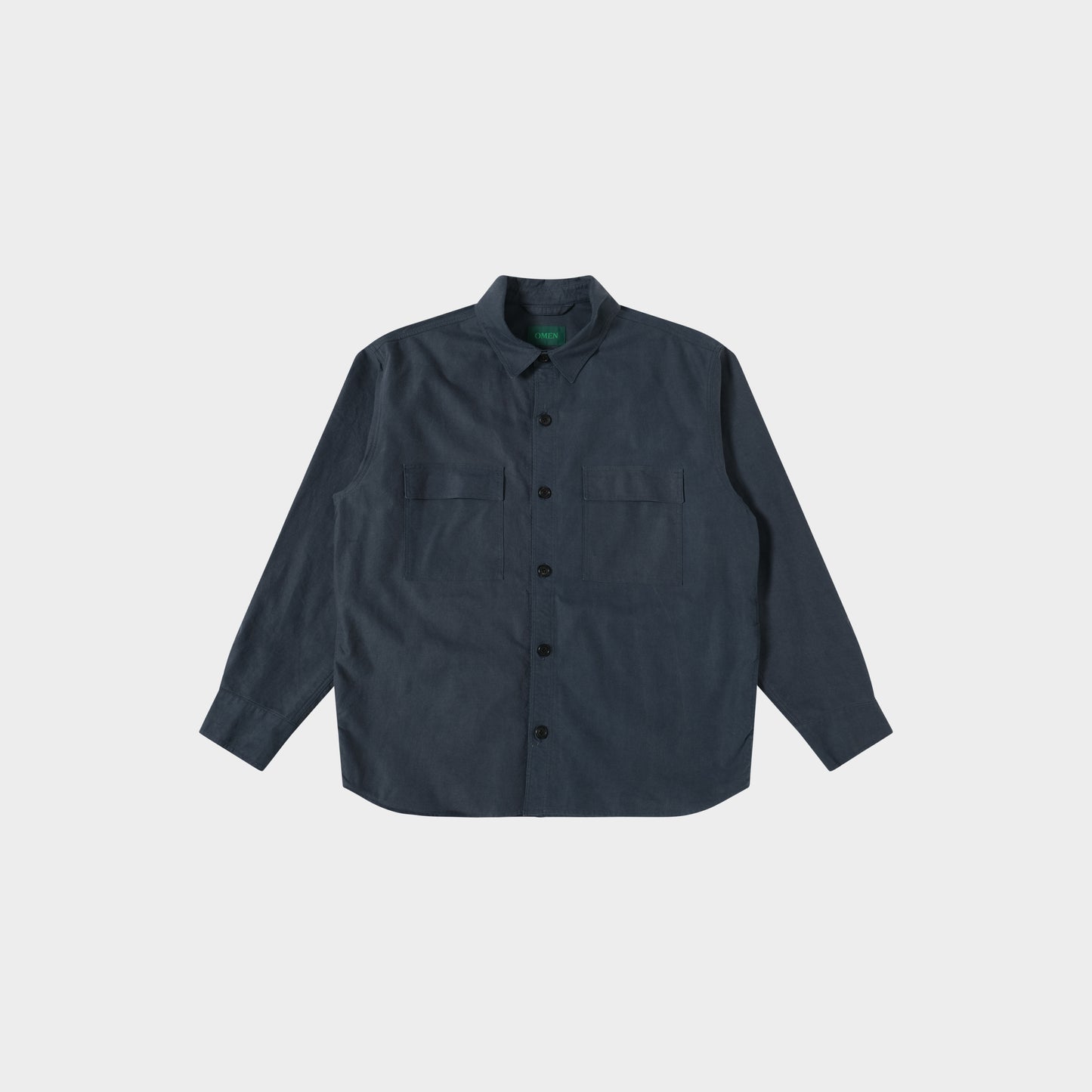OMEN Oberteil Nicolai American Oxford Delave in Farbe grau