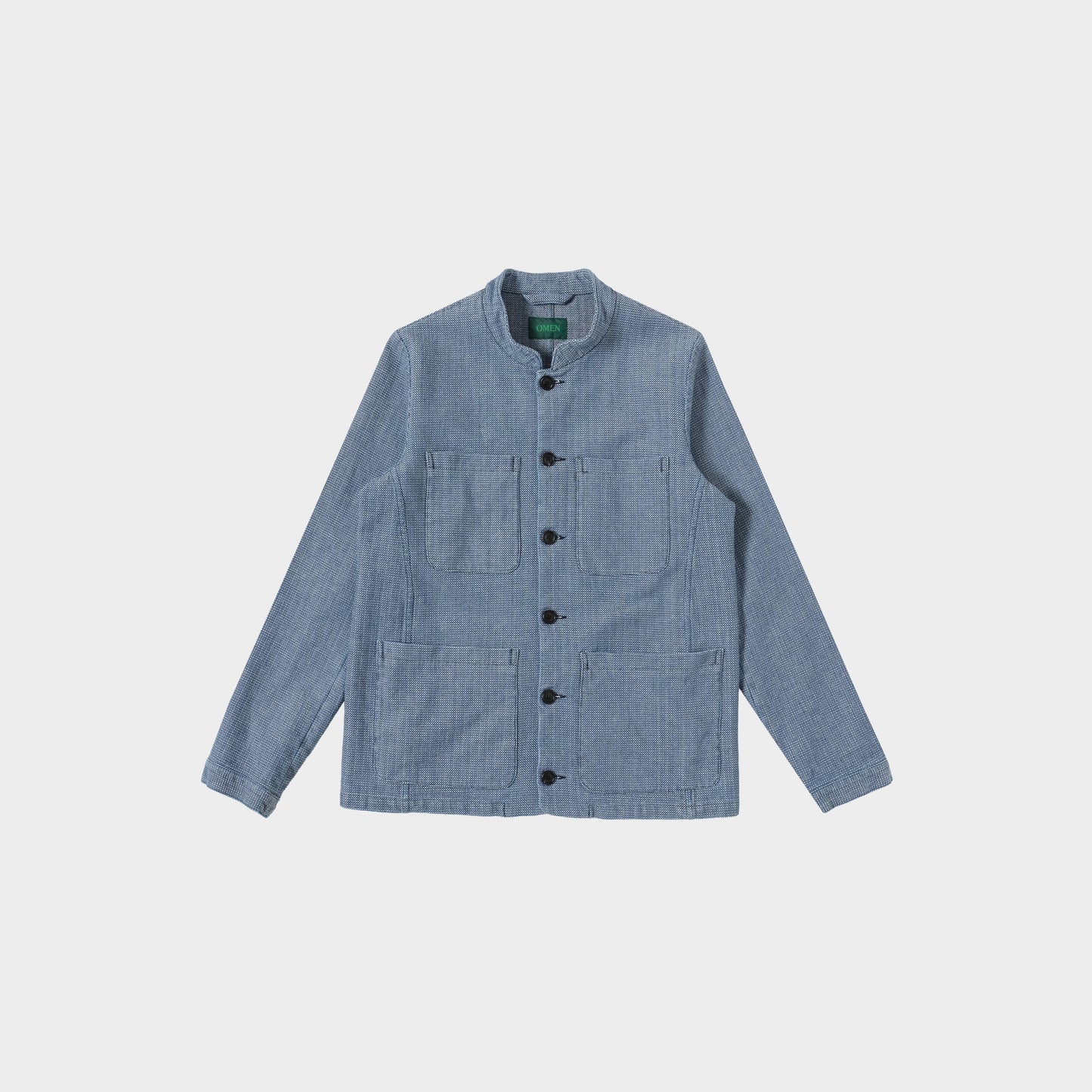 OMEN Sakko Frenzen Seth Denim in Farbe bleached