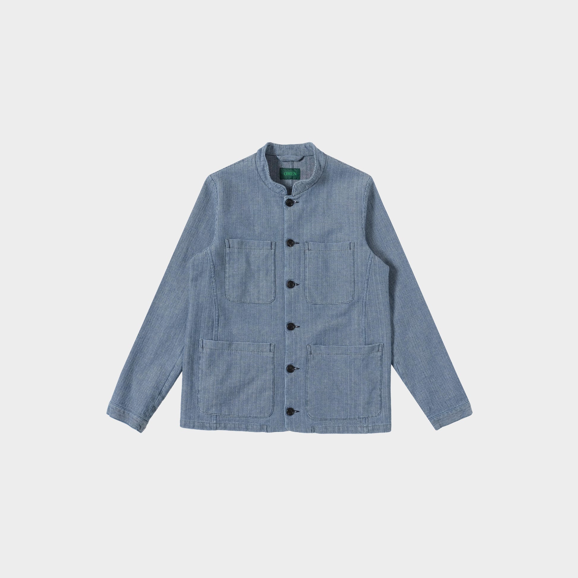 OMEN Sakko Frenzen Seth Denim in Farbe bleached