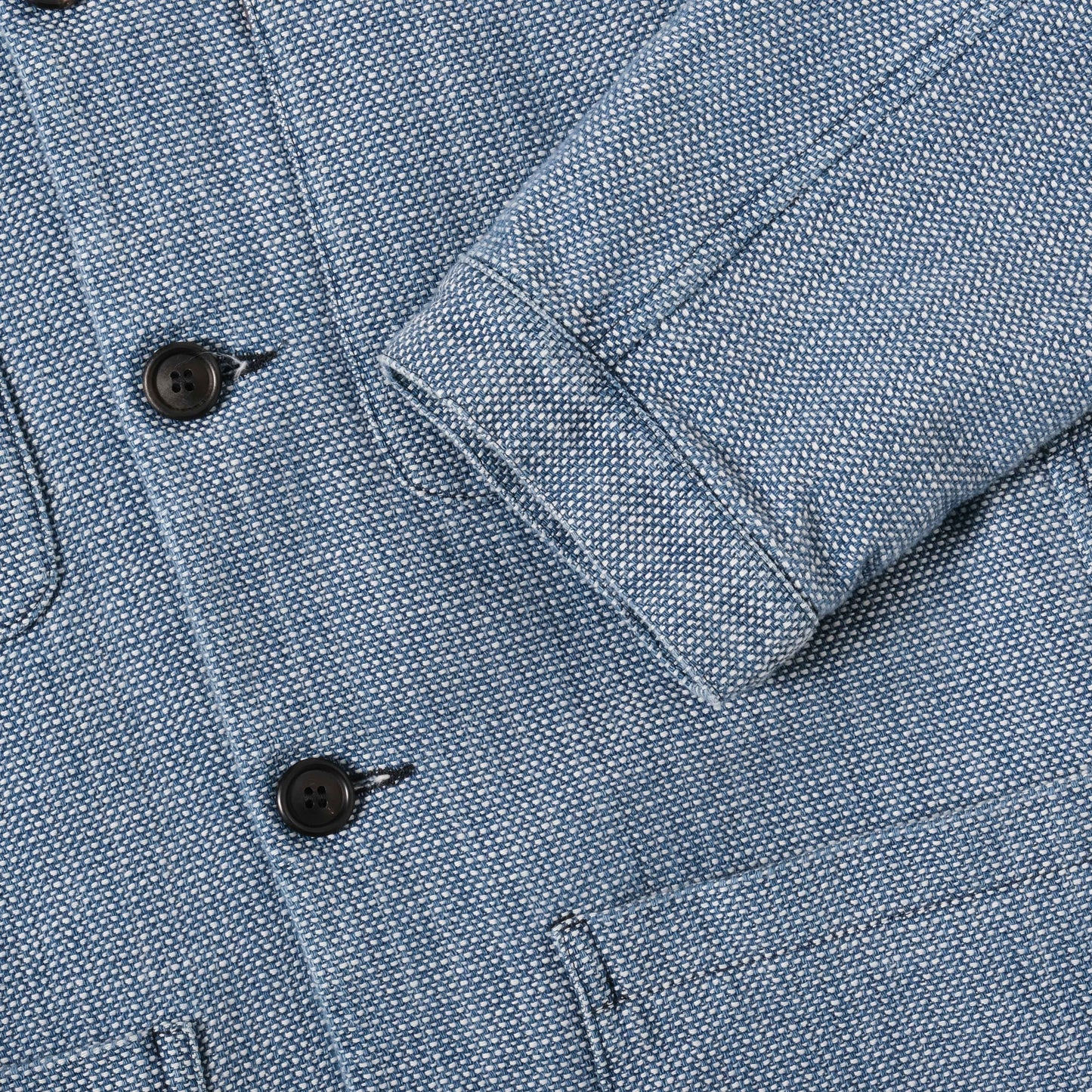 OMEN Sakko Frenzen Seth Denim in Farbe bleached