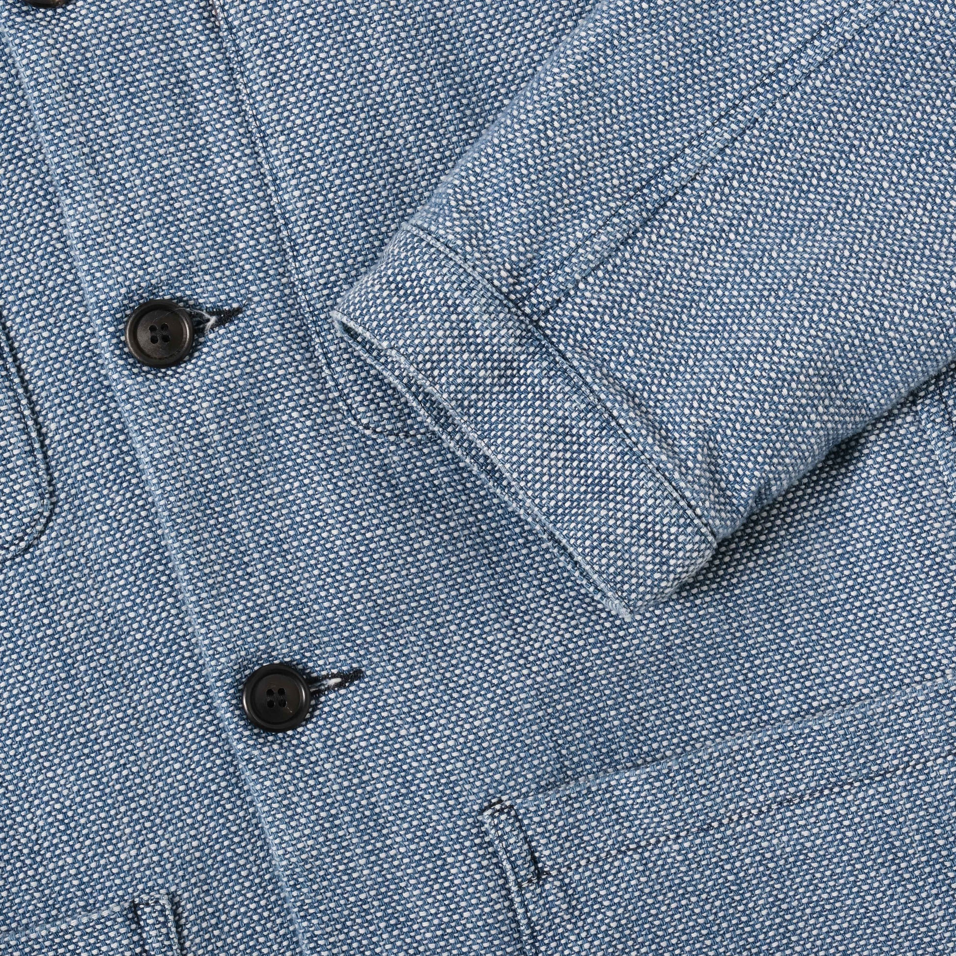 OMEN Sakko Frenzen Seth Denim in Farbe bleached