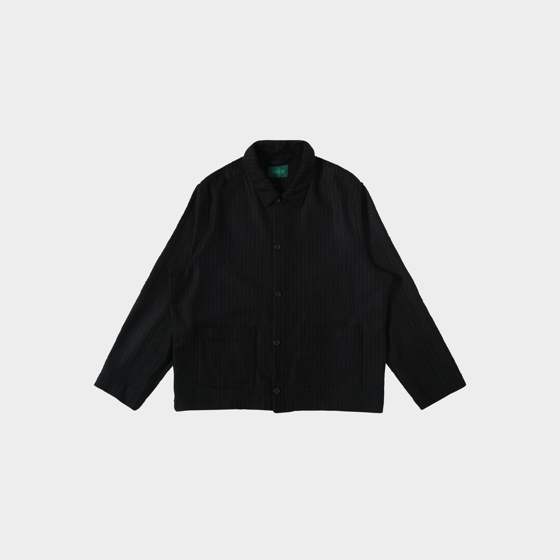 OMEN Sakko Greg Grace in Farbe nadelstreifen_schwarz