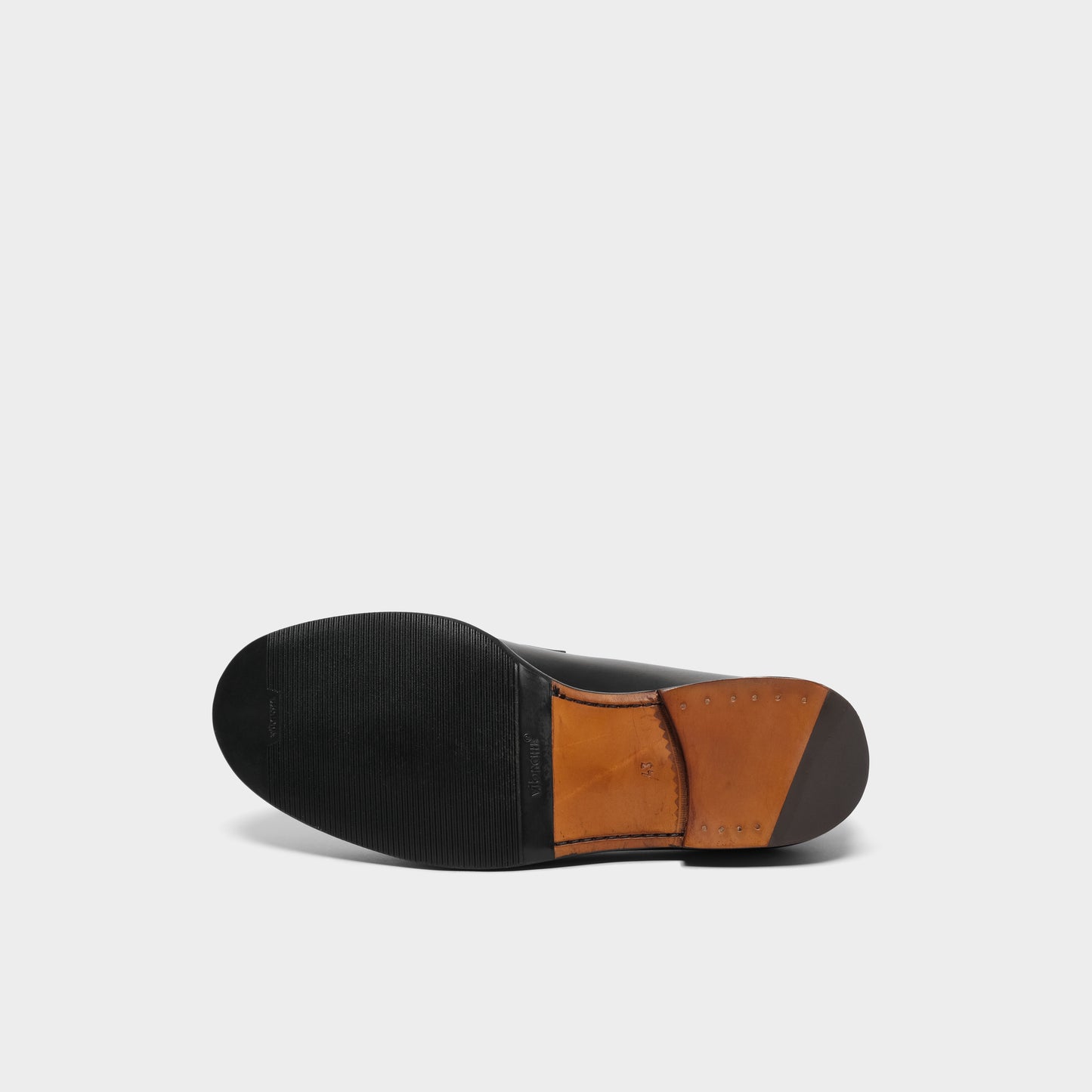 OMEN Leder Schuh ME703 in Farbe negro