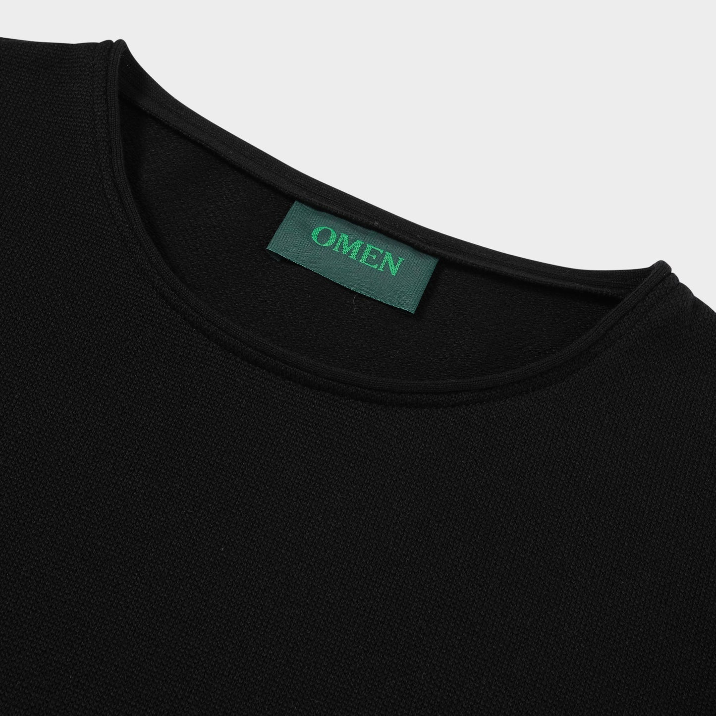 OMEN Pullover Christo Futter in Farbe schwarz