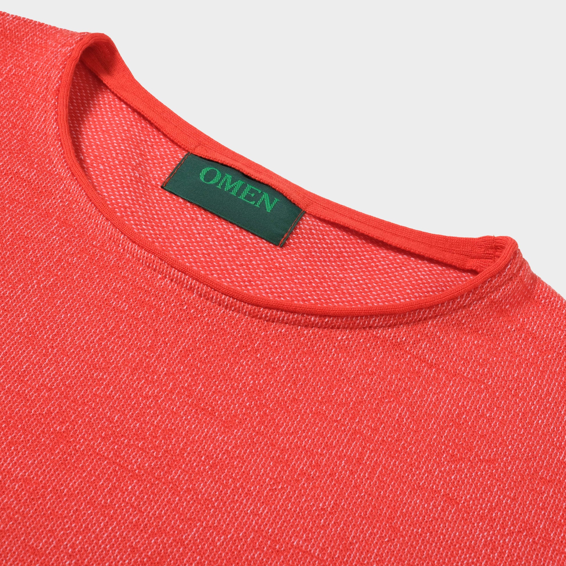 OMEN Pullover Christo Futter in Farbe zinnober