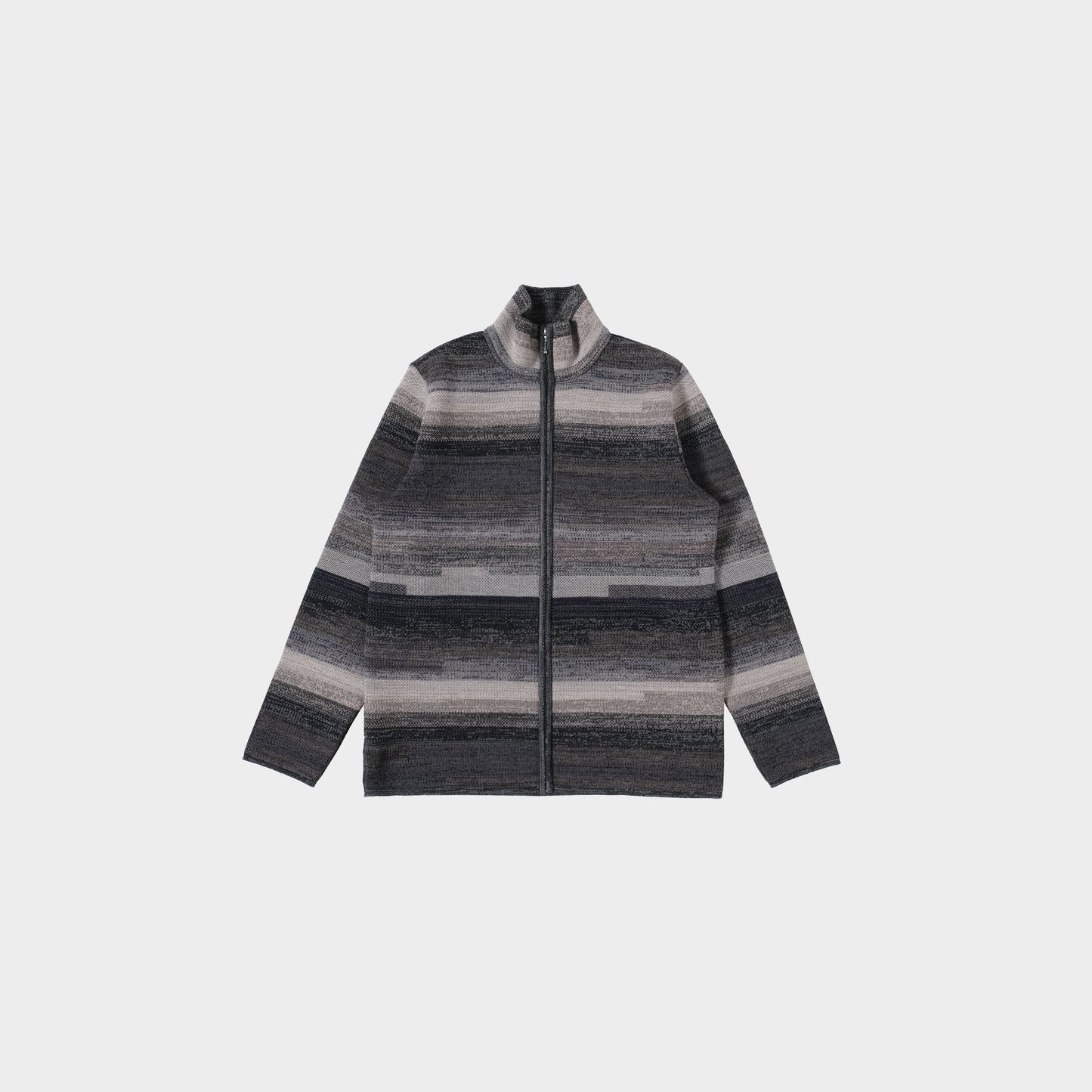 OMEN Strickjacke Filo São Paulo in Farbe pfeffer_salz