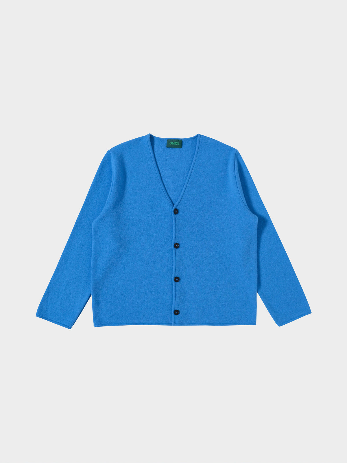 OMEN Strickjacke Paul Futter I Kaschmir in Farbe ozean
