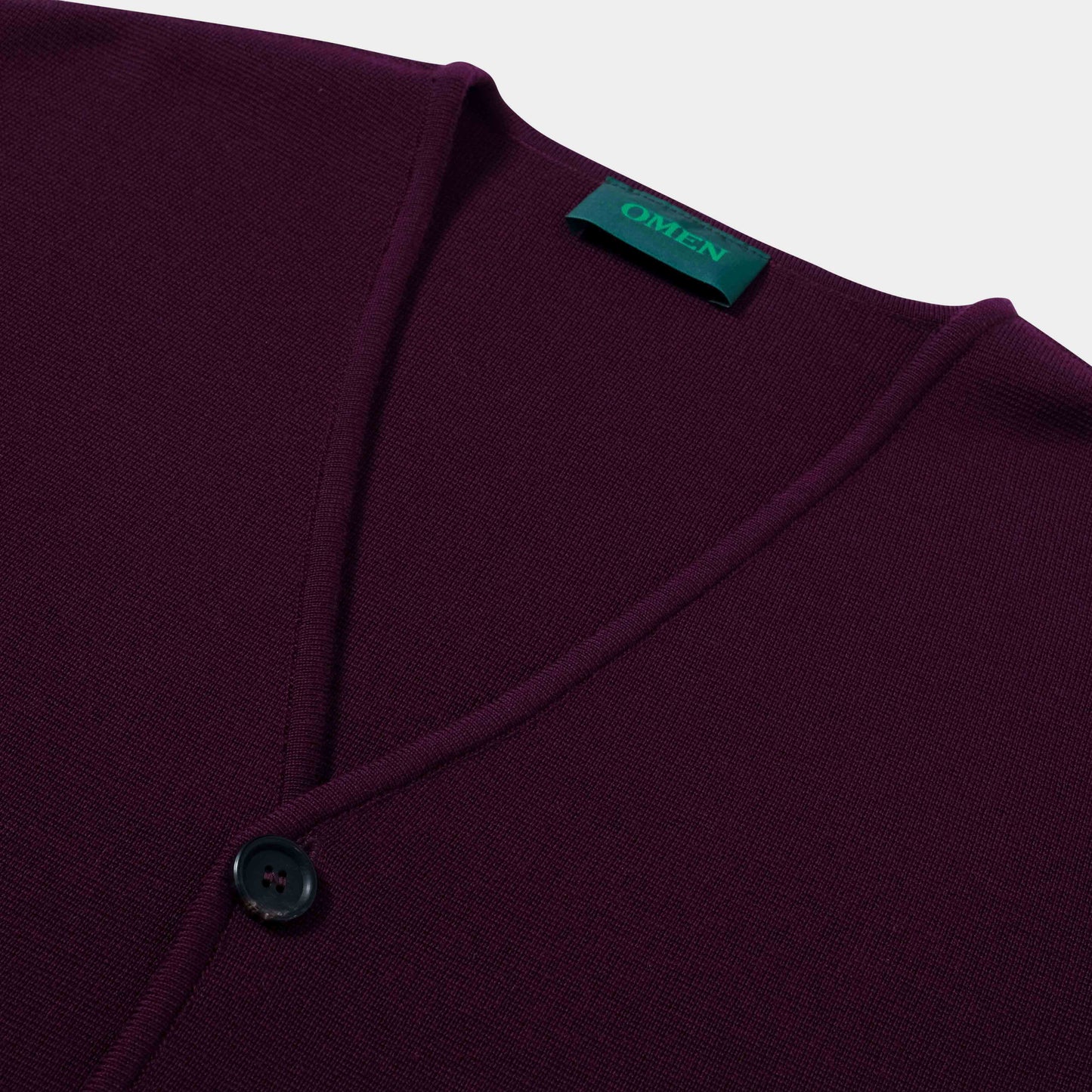 OMEN Strickjacke Paul PS in Farbe grape