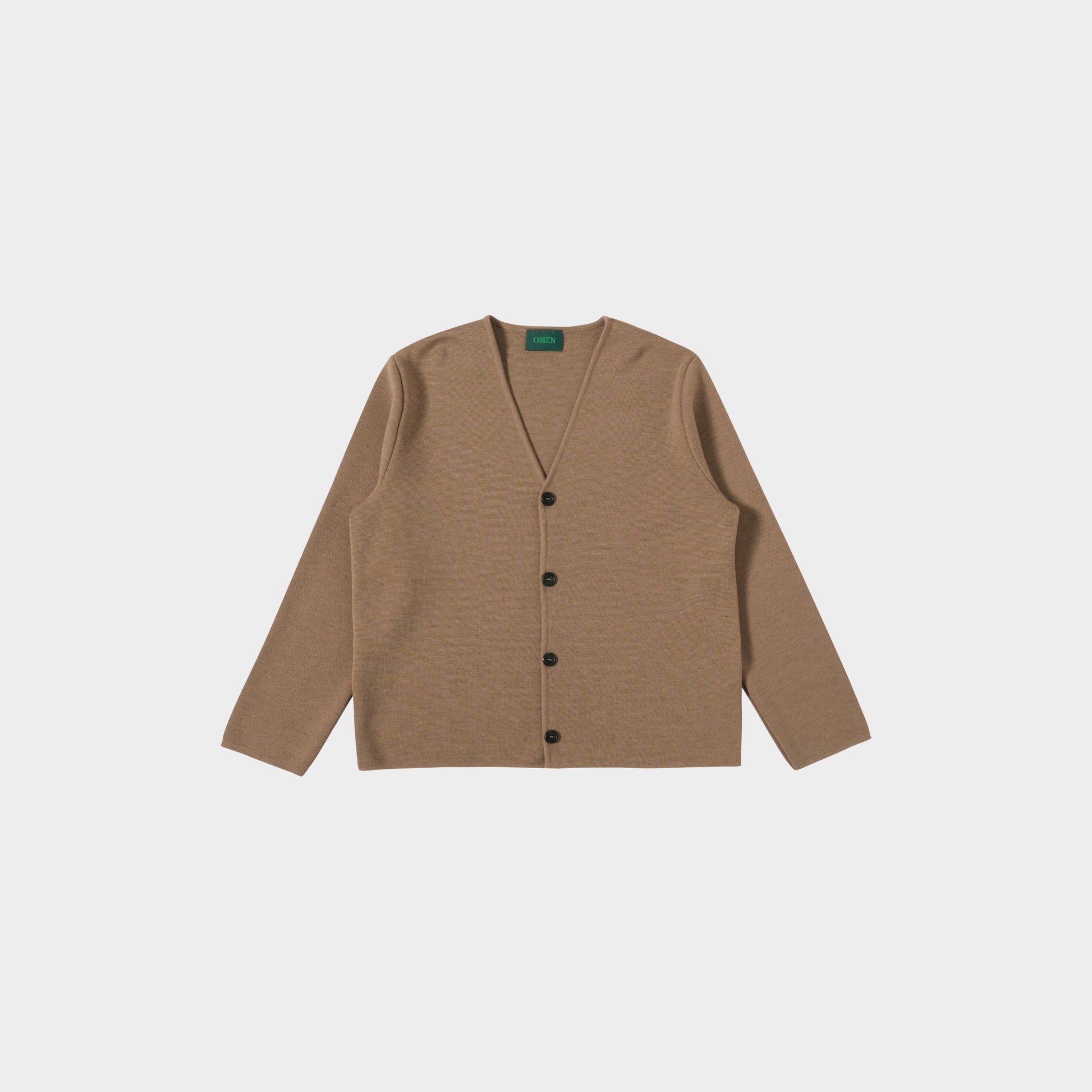 OMEN Strickjacke Paul PS in Farbe caramel