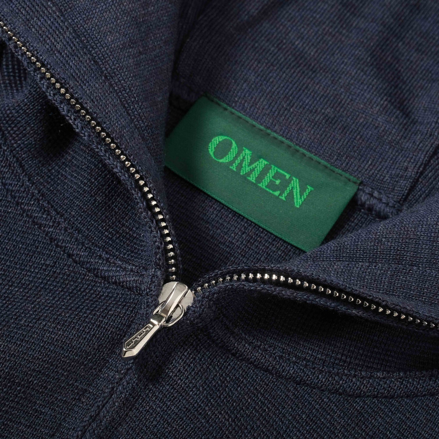 OMEN Strickjacke Riff PS in Farbe jeans