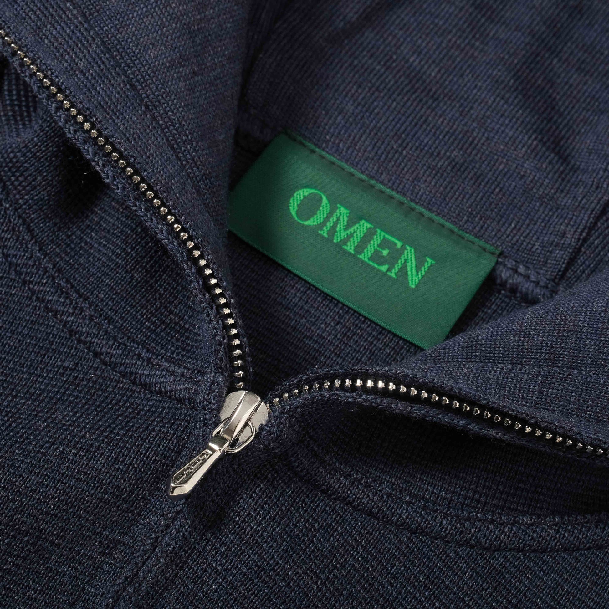 OMEN Strickjacke Riff PS in Farbe jeans