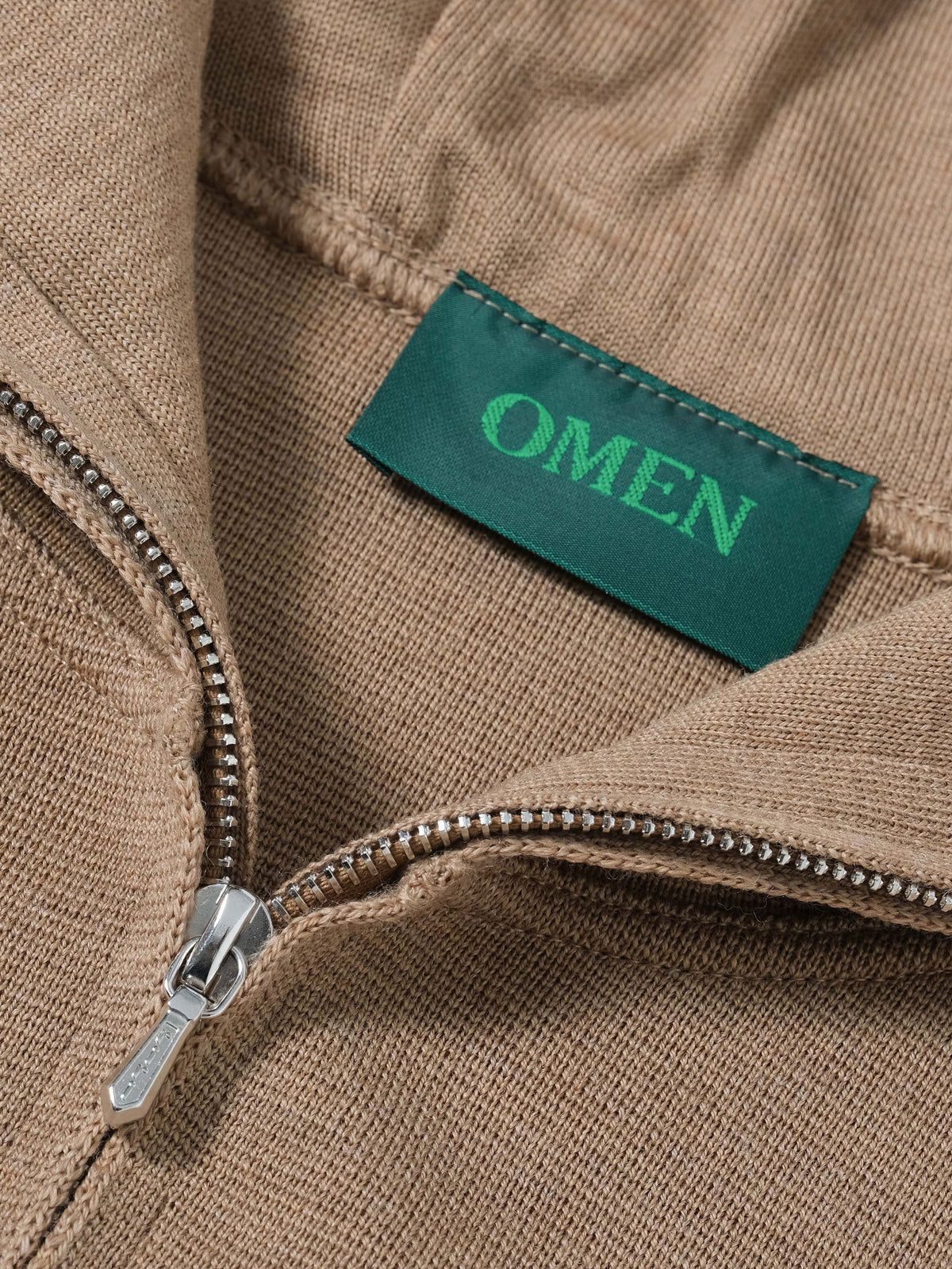 OMEN Strickjacke Riff PS in Farbe caramel