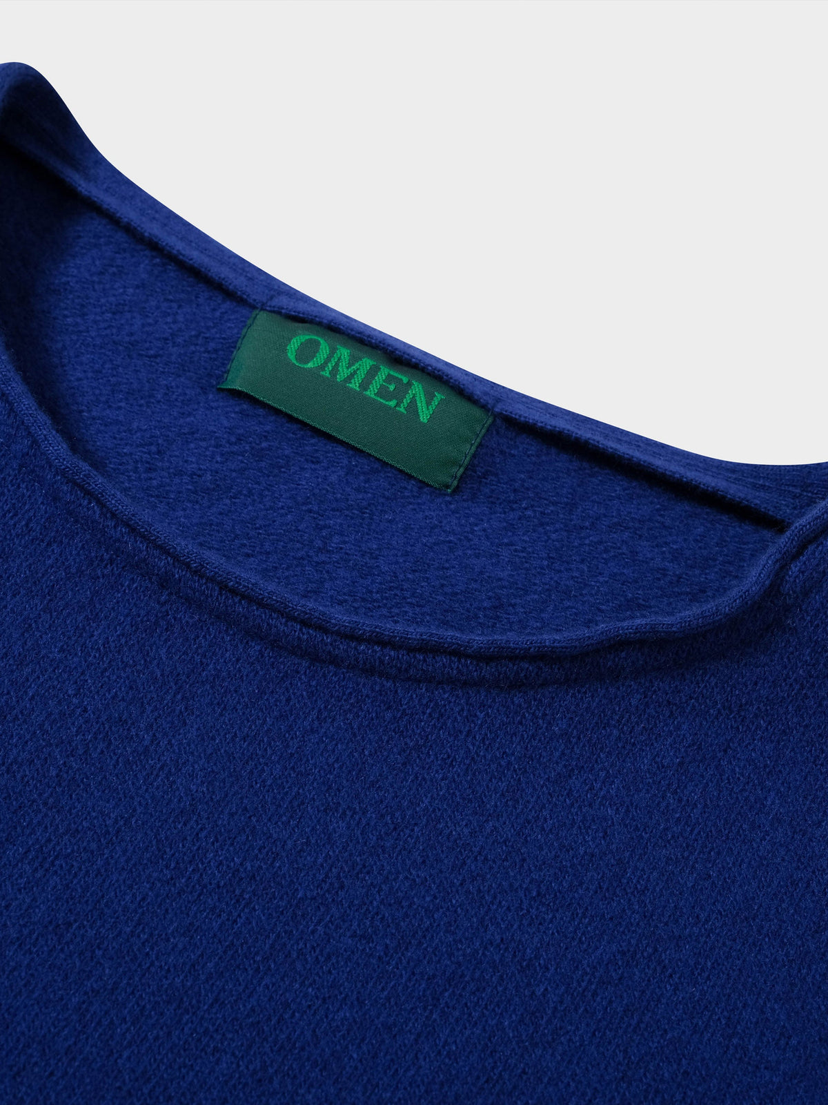 OMEN Pullover Christo Futter Lambswool in Farbe indigo