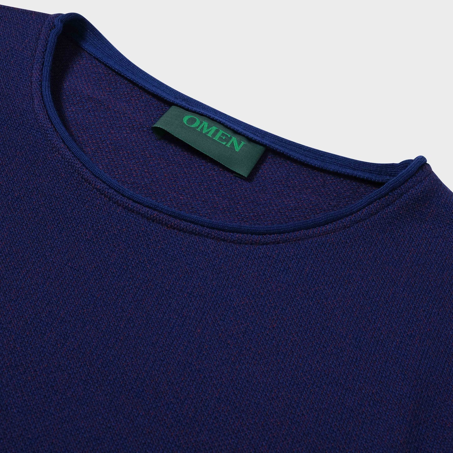 OMEN Pullover Christo Futter in Farbe tinte