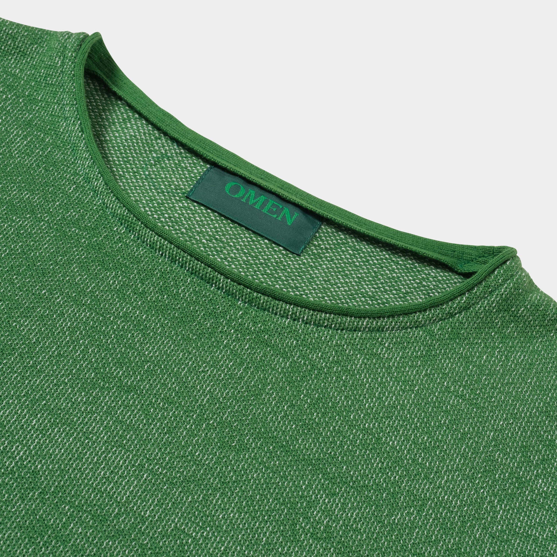 OMEN Pullover Christo Futter in Farbe meadowgreen