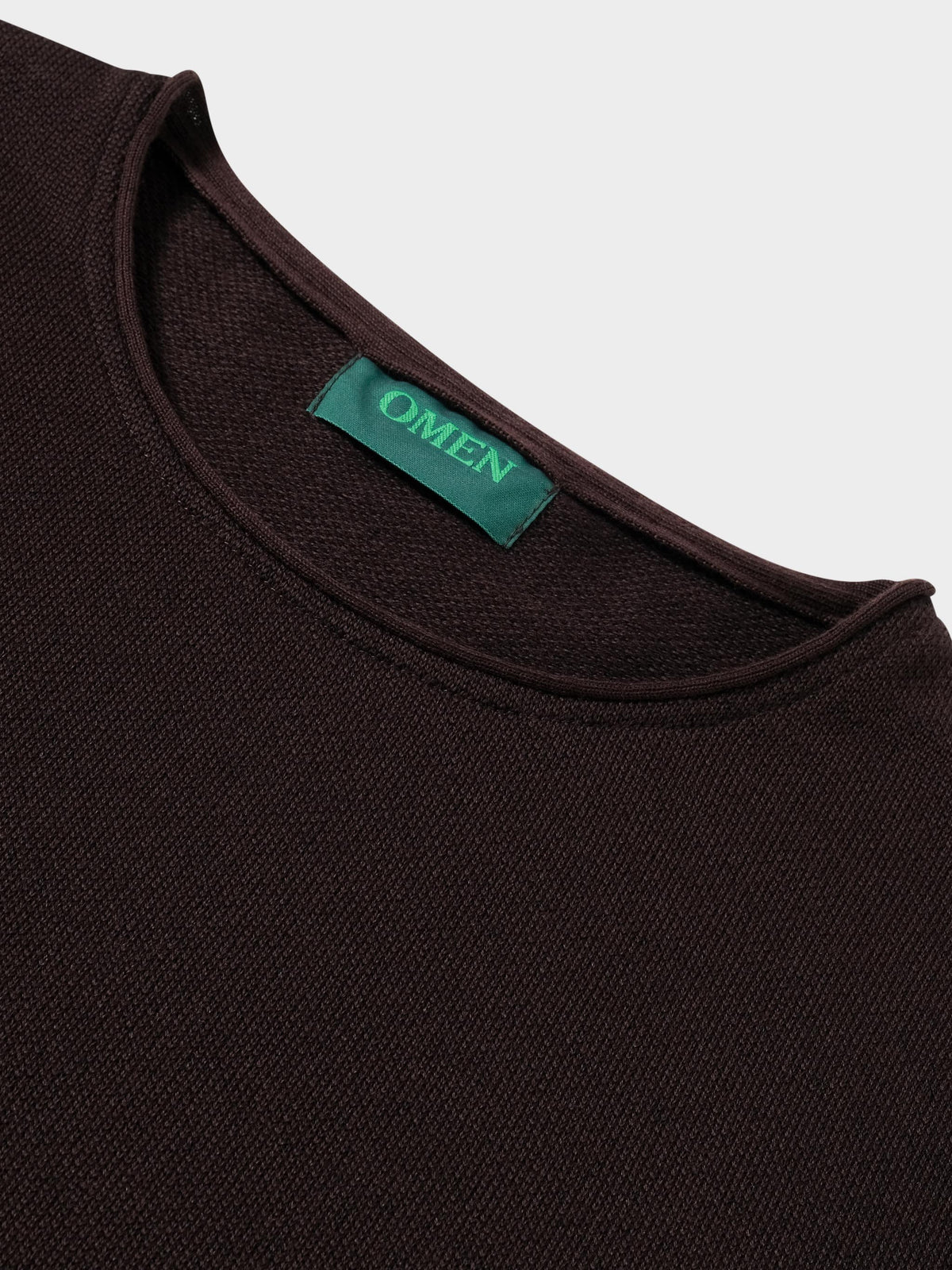 OMEN Pullover Christo Futter in Farbe hazelnut_nero