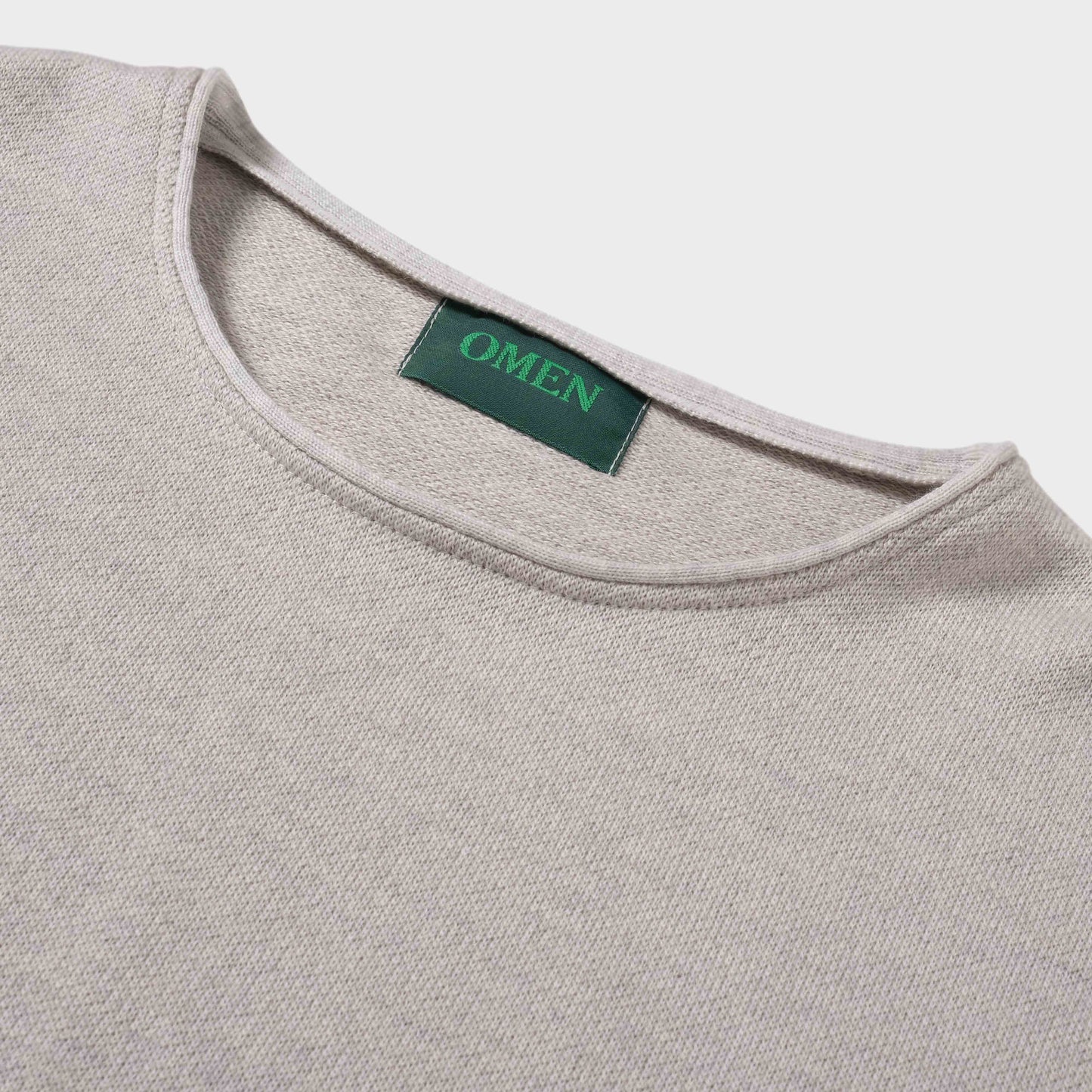 OMEN Pullover Christo Futter in Farbe natur