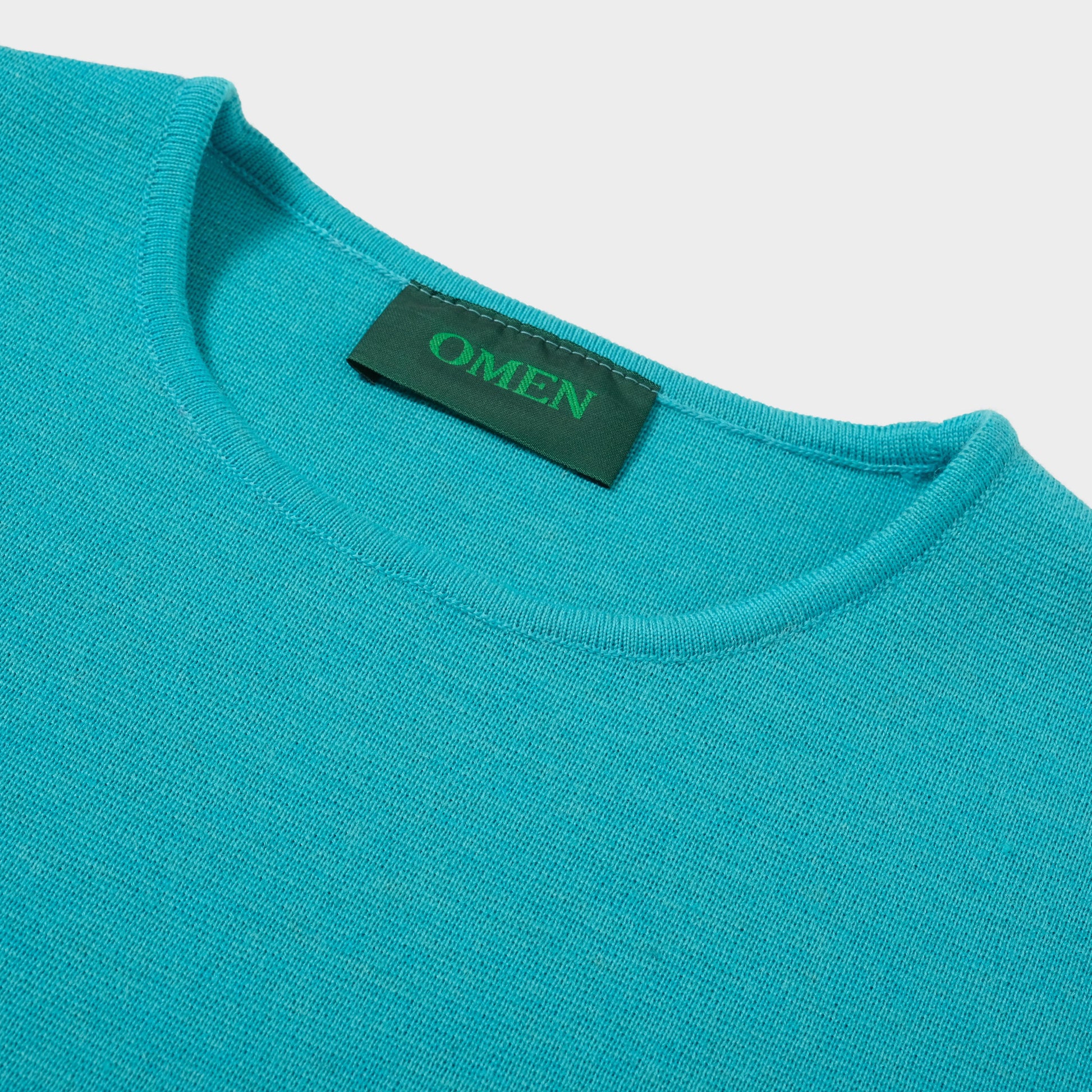 OMEN Pullover Jörg PS in Farbe capri