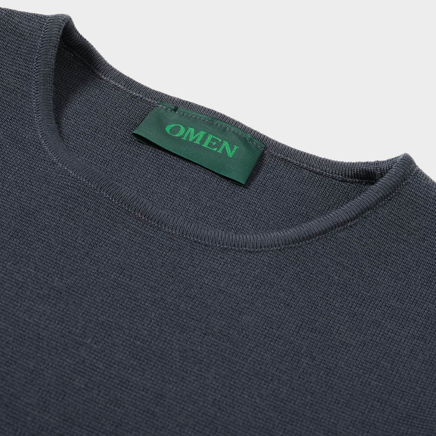 OMEN Pullover Jörg PS in Farbe asphalt