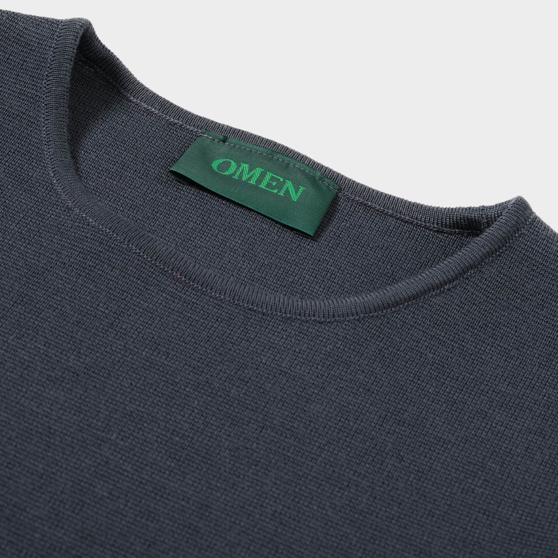 OMEN Pullover Jörg PS in Farbe asphalt