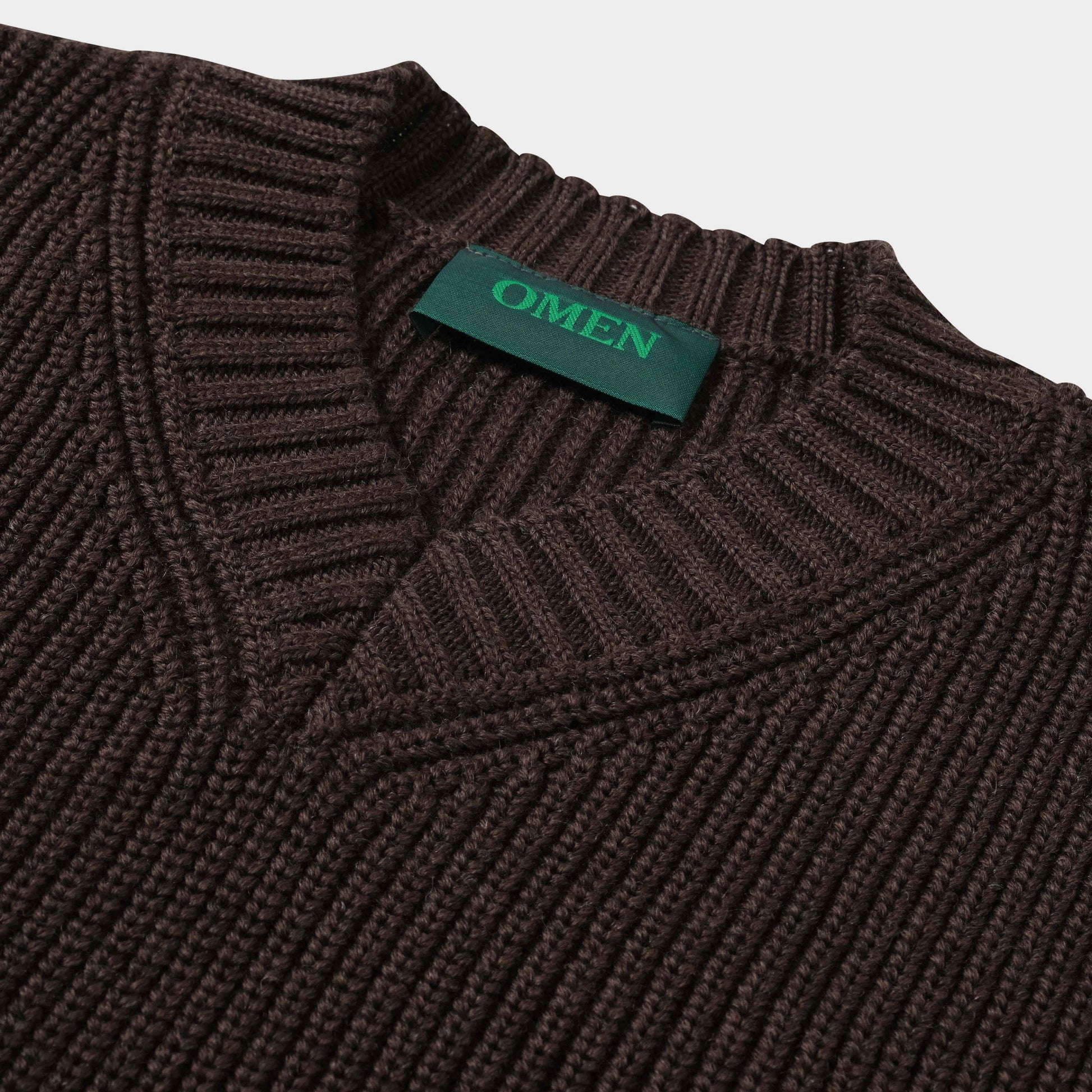 OMEN Pullunder Mark PF in Farbe coffeebean