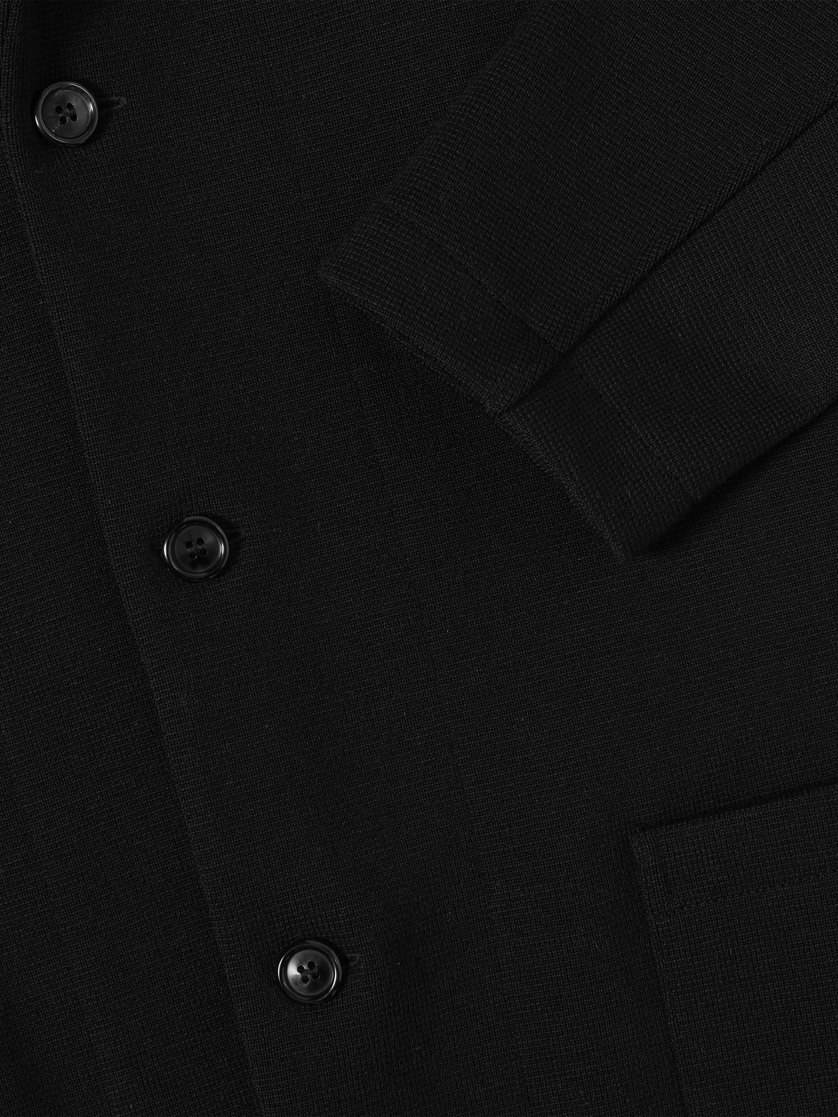 OMEN Sakko Moma Strick PS in Farbe schwarz