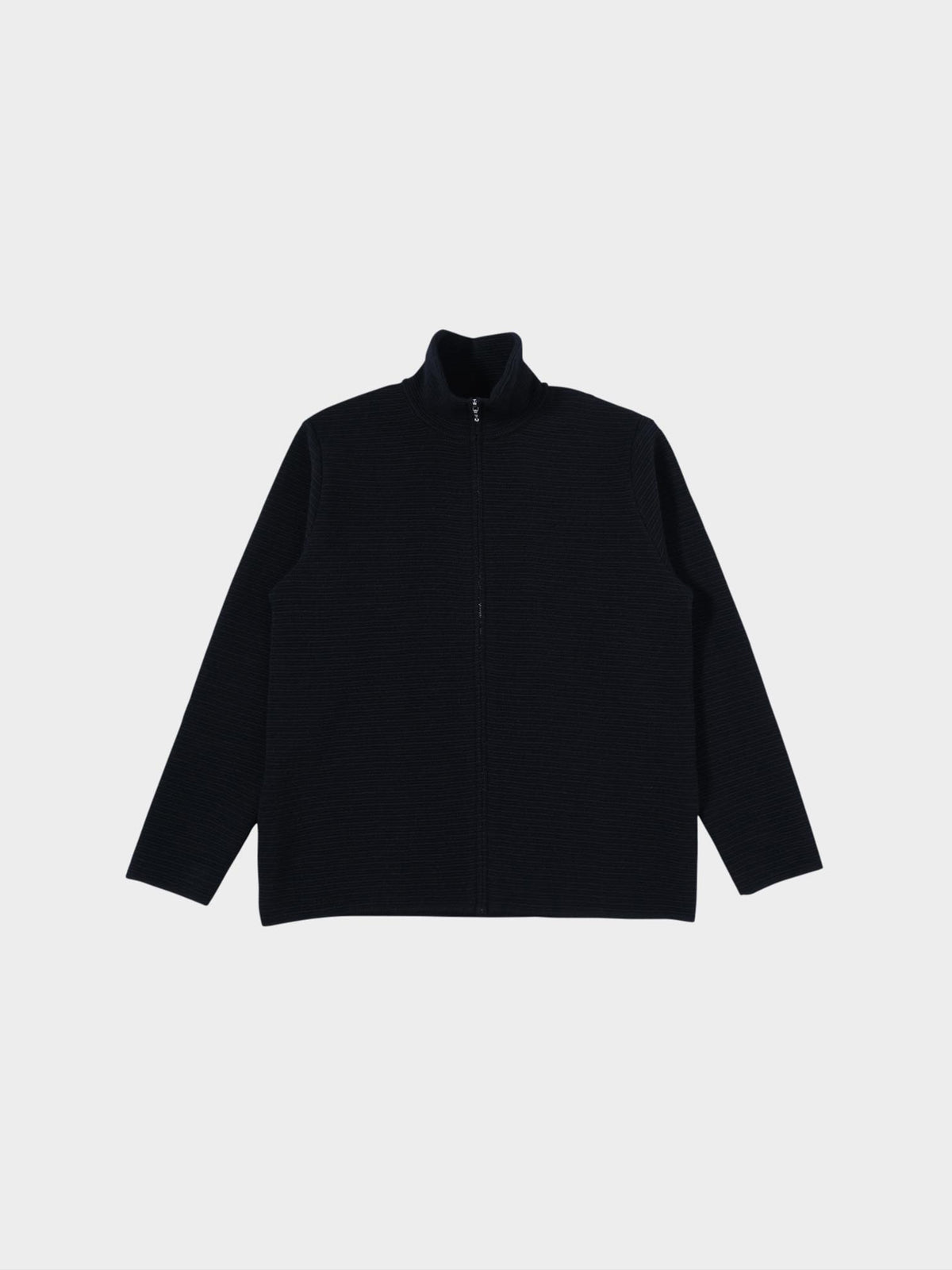 OMEN Strickjacke Filo Welle Ringel in Farbe schwarz_marine