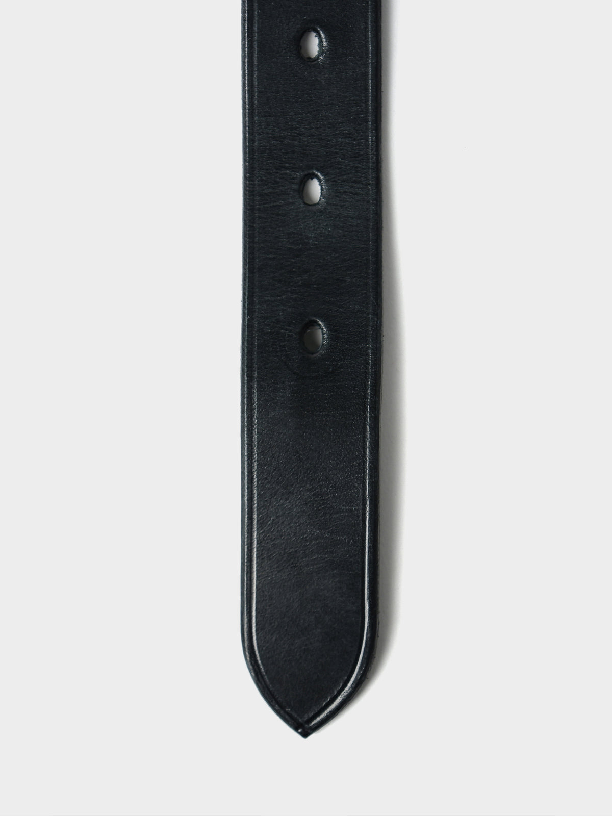 OMEN Leder Gürtel Schmal in Farbe schwarz