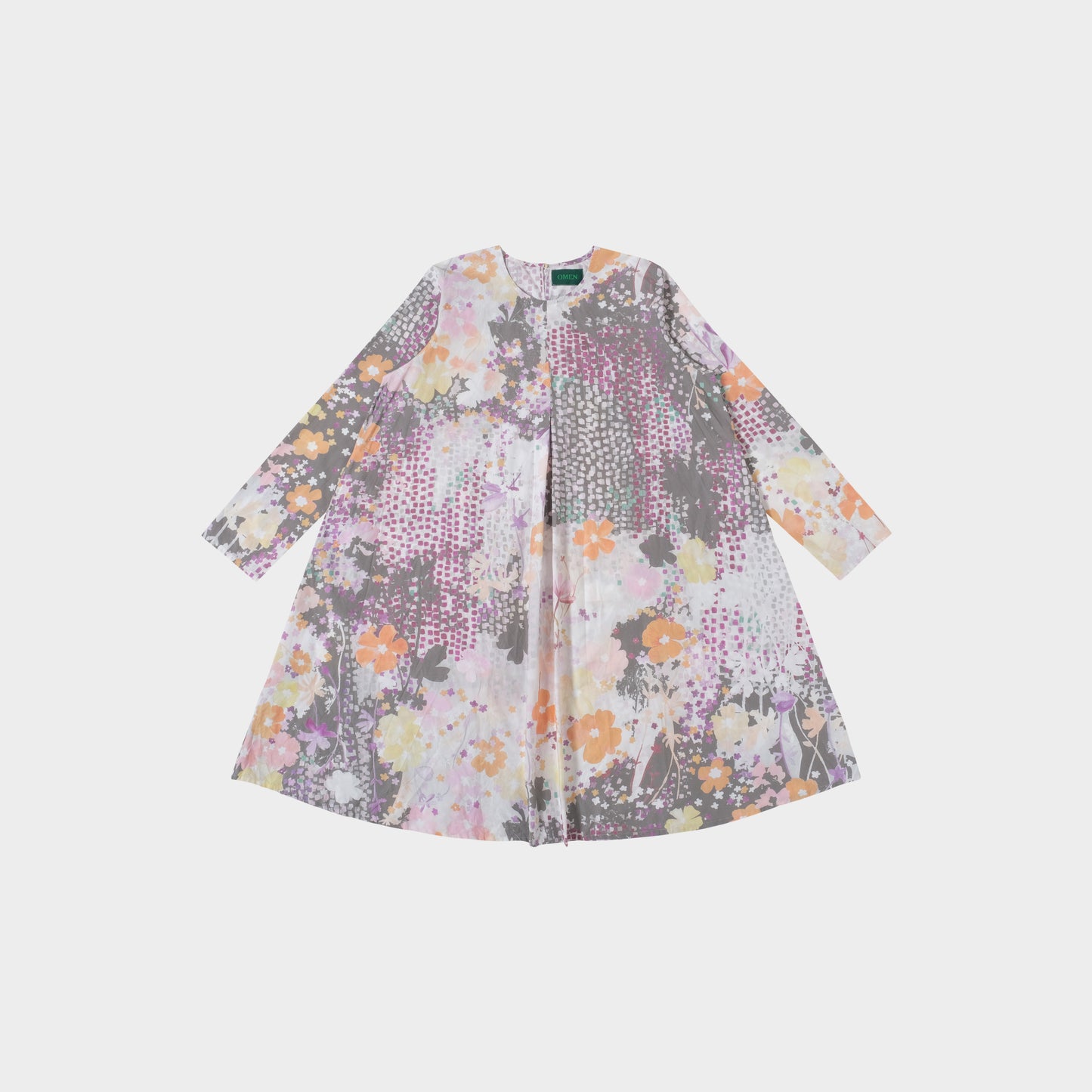 OMEN Kleid Bow Popeline in farbe malve