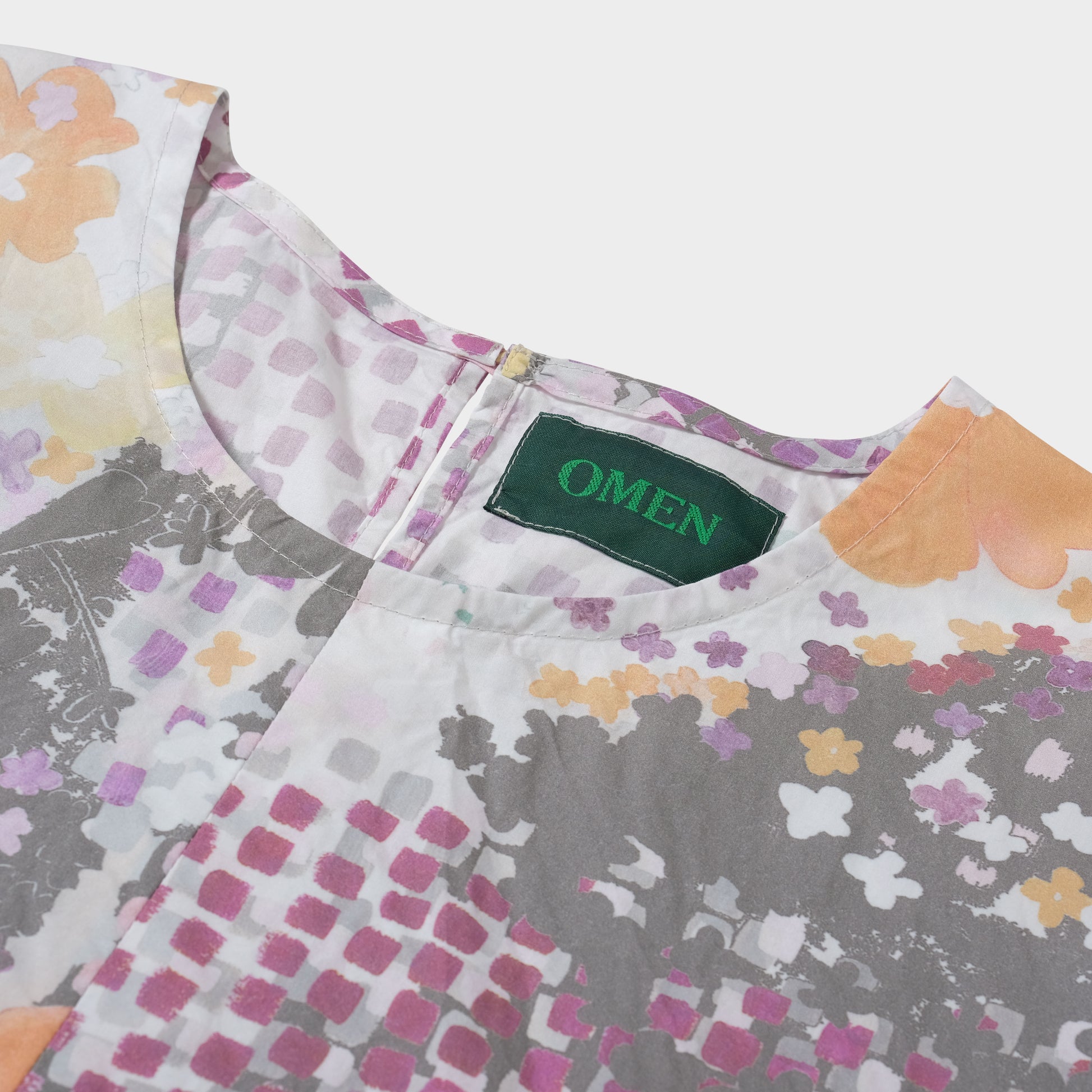 OMEN Kleid Bow Popeline in farbe malve