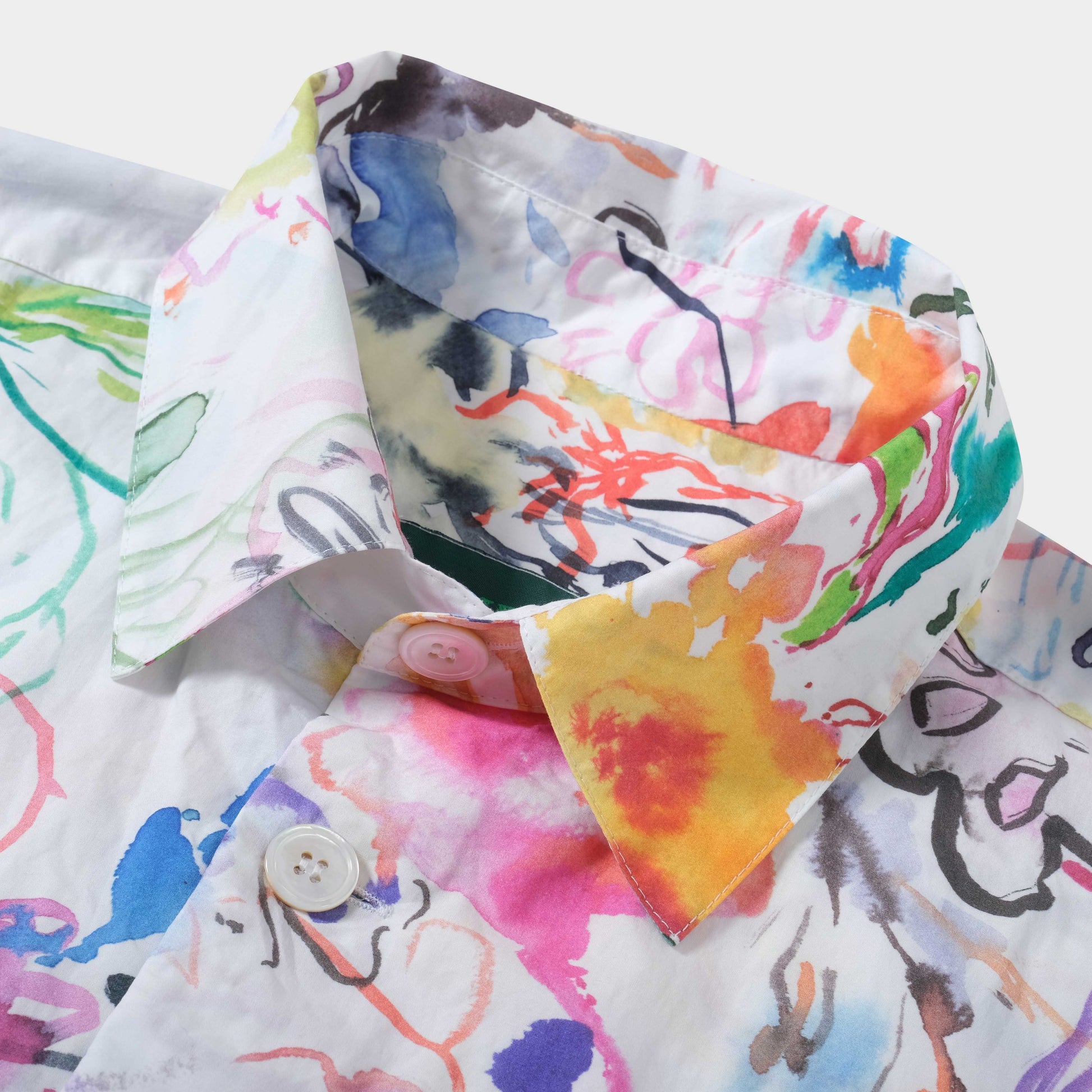 OMEN Oberteil Palma Kurz Popeline Spring Crocus in Farbe spring_crocus