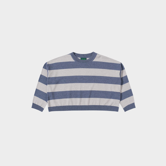 OMEN Pullover Fliege Stripes RL in Farbe stonewash_naturmelange