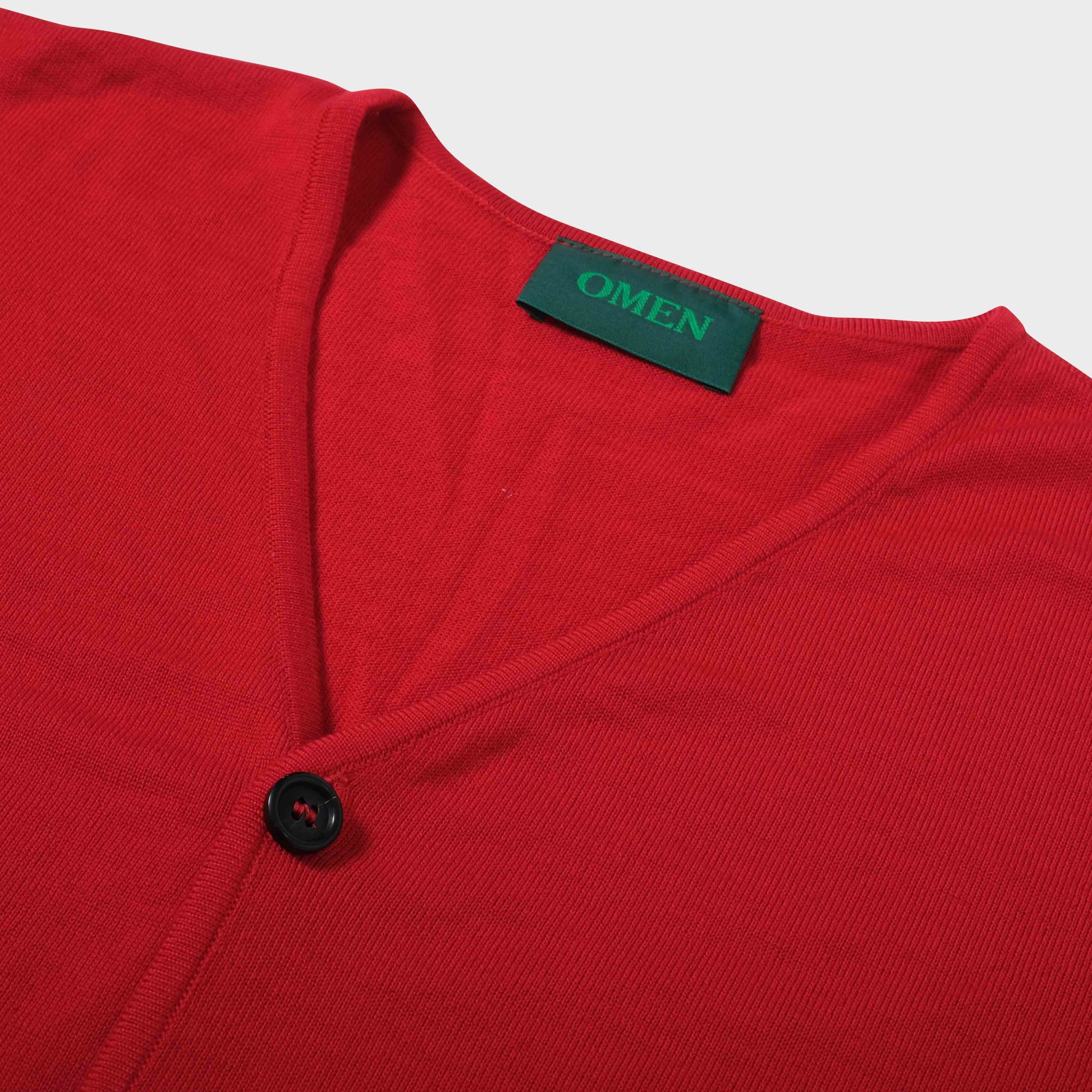 OMEN Strickjacke Cara RL in Farbe rot