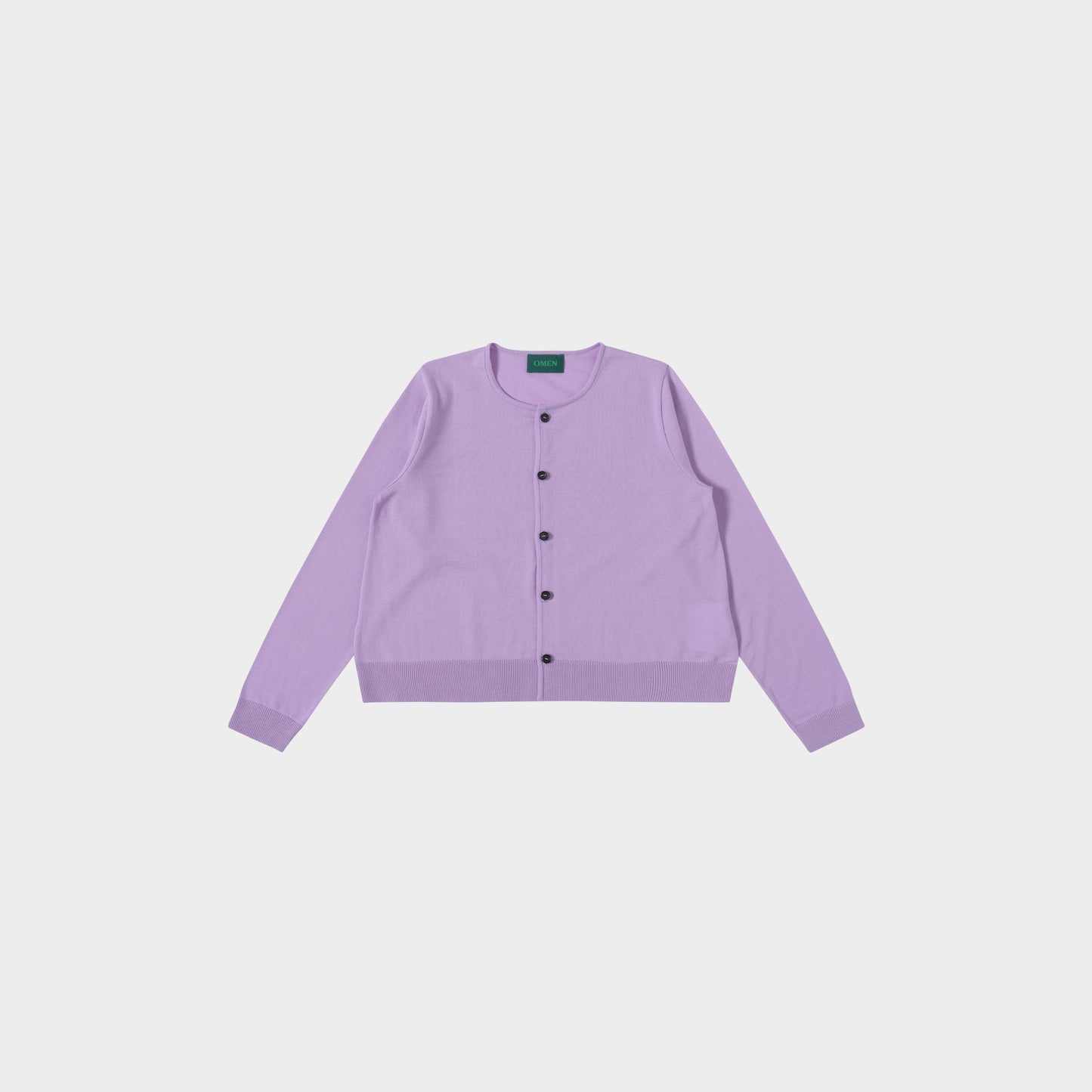 OMEN Strickjacke Pilz RL in Farbe viola